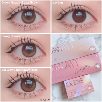 Glowy 1day/OLENS/ワンデー(1DAY)カラコンを使ったクチコミ(6枚目)