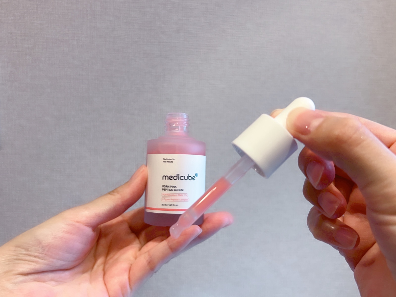 PDRNピンクアンプル PDRN 10,000ppm配合/MEDICUBE/美容液を使ったクチコミ（3枚目）