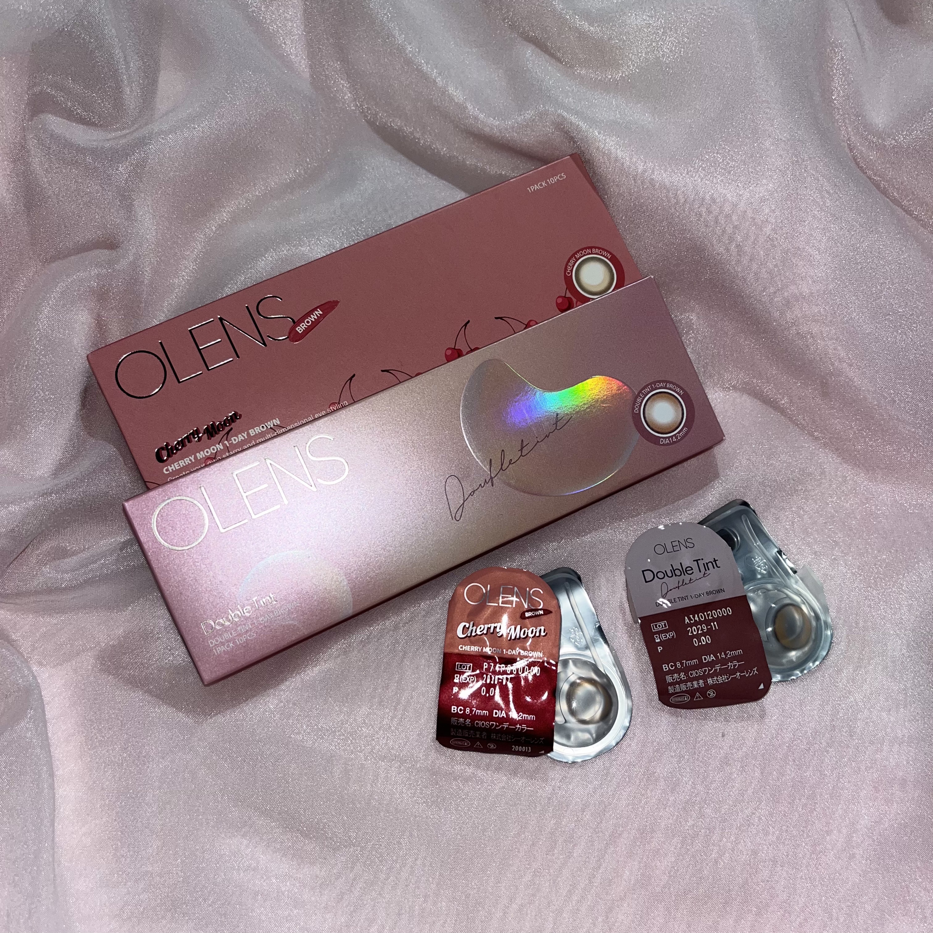 Cherry Moon 1day/OLENS/カラーコンタクトレンズを使ったクチコミ（1枚目）
