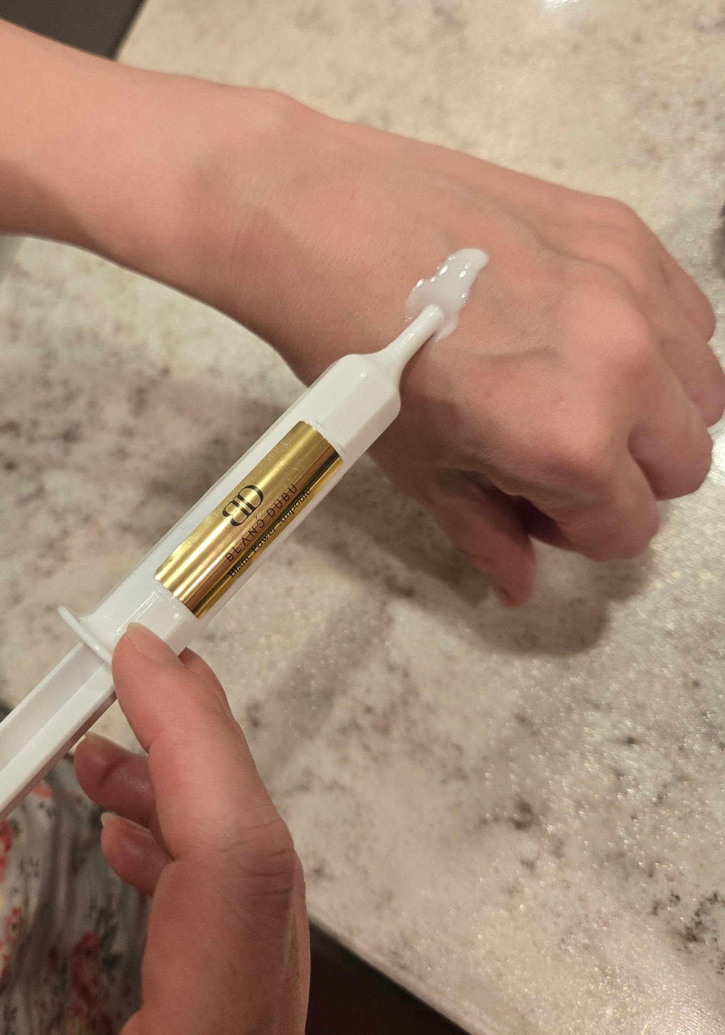 [ブランドゥブ] ヌボンセル ブランパワーアンプル/BLANC DUBU/美容液を使ったクチコミ（2枚目）