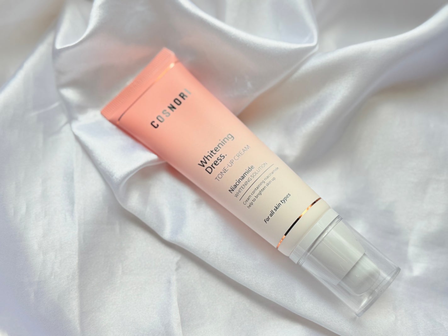 ホワイトニングドレストーンアップクリーム/COSNORI/化粧下地を使ったクチコミ(1枚目)