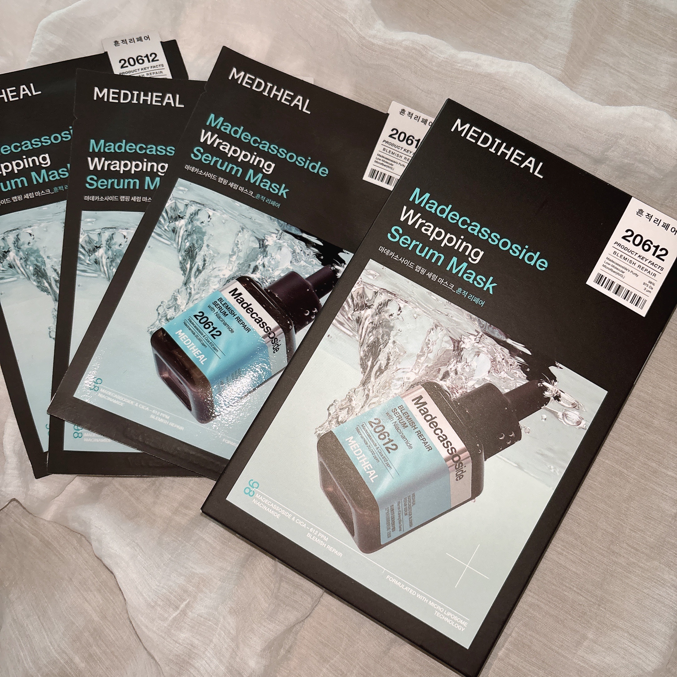 マデカッソシド ラッピングセラムマスク ブレミッシュリペア/MEDIHEAL/シートマスク・パックを使ったクチコミ（2枚目）