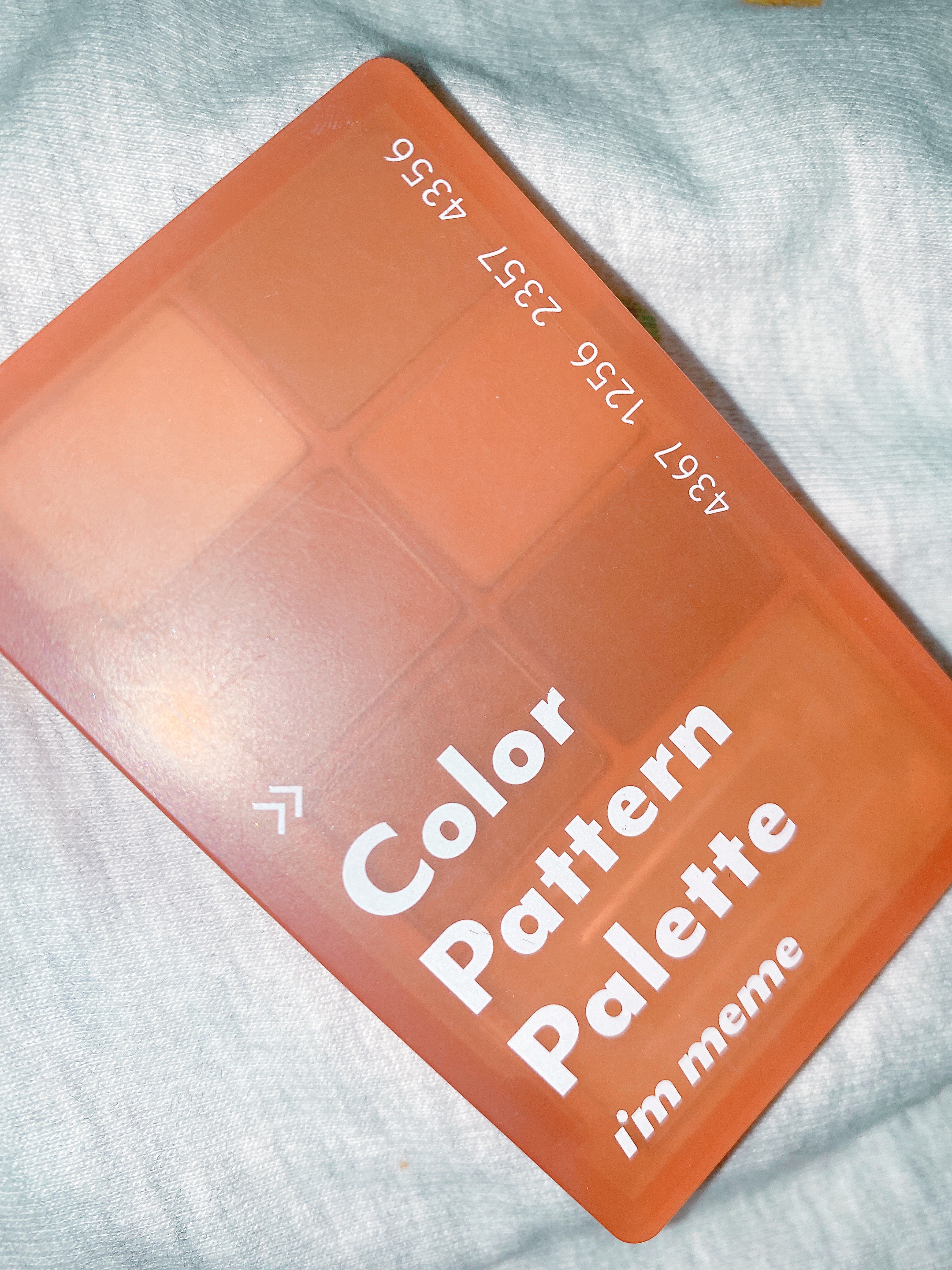 カラーパターンパレット/i’m meme/マルチパレットを使ったクチコミ（1枚目）