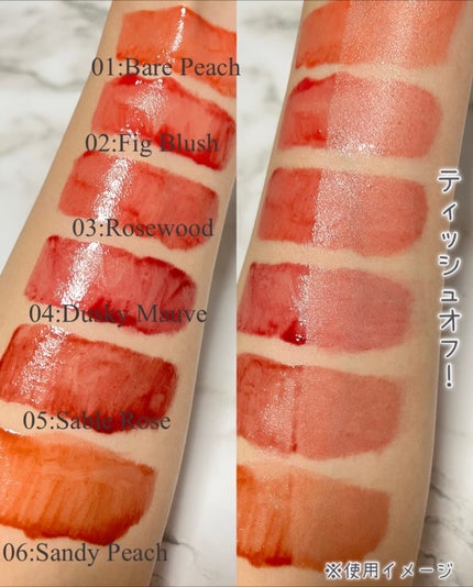 ウォーターグレーズリップティント/Rest & Recreation BEAUTY/リップティントを使ったクチコミ(3枚目)