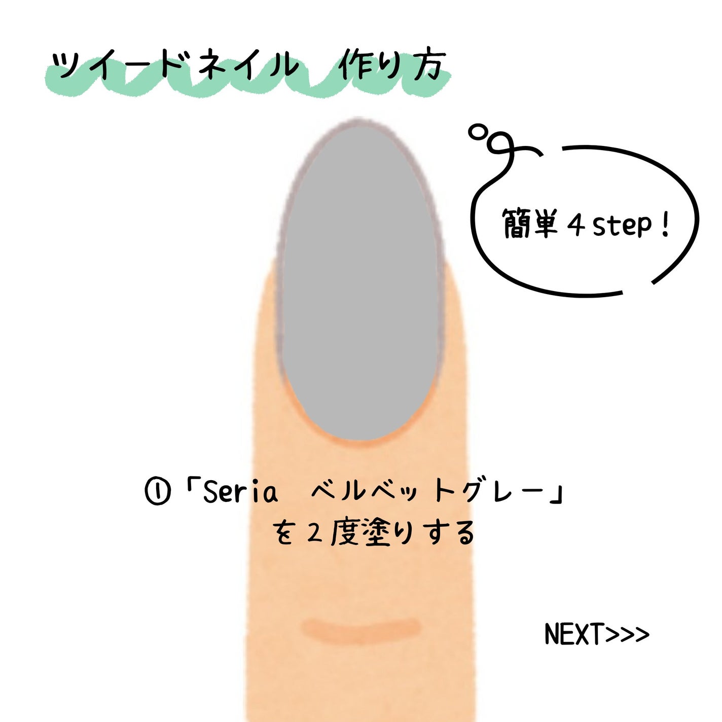 ジェルネイル(ライト対応)/セリア/ジェルネイルを使ったクチコミ(3枚目)