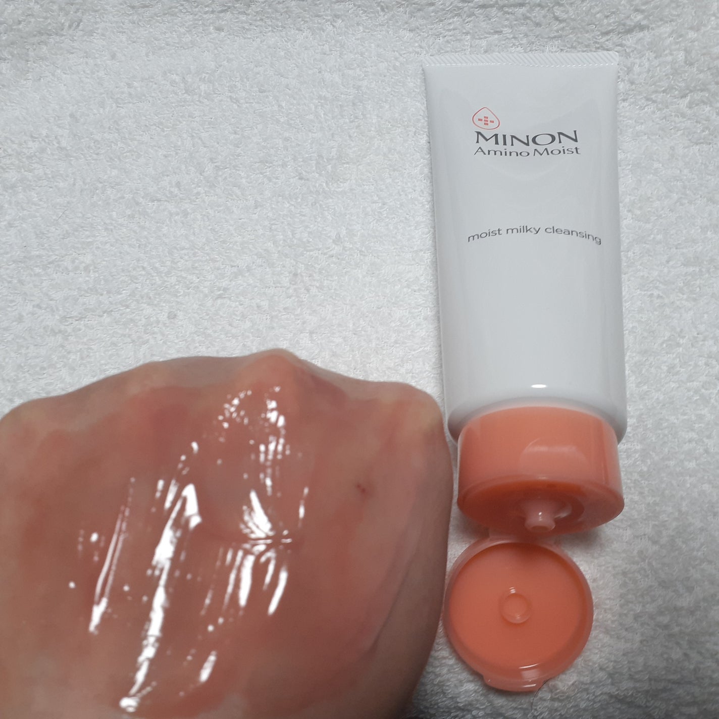 ミノン アミノモイスト モイストミルキィ クレンジング/ミノン/ミルククレンジングを使ったクチコミ(4枚目)