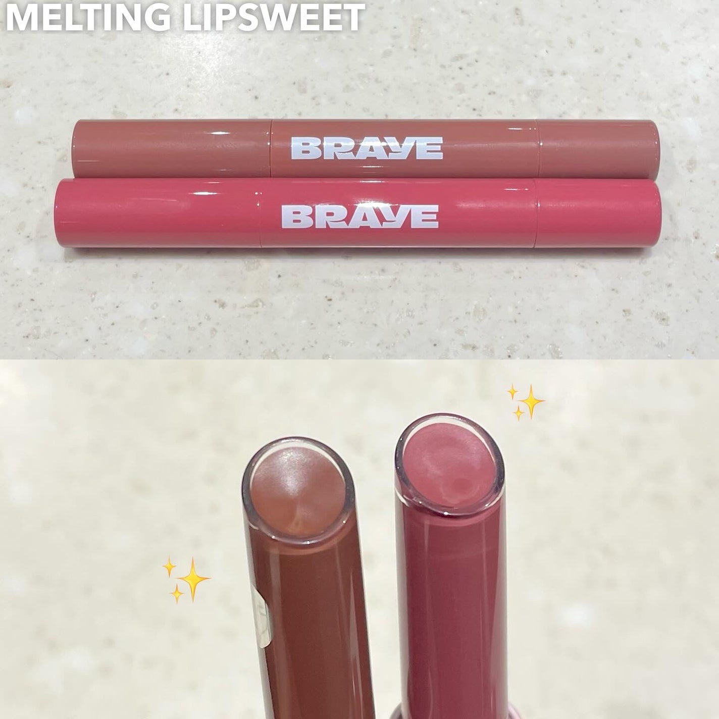 メルティングリップスウィート/BRAYE/口紅を使ったクチコミ(2枚目)