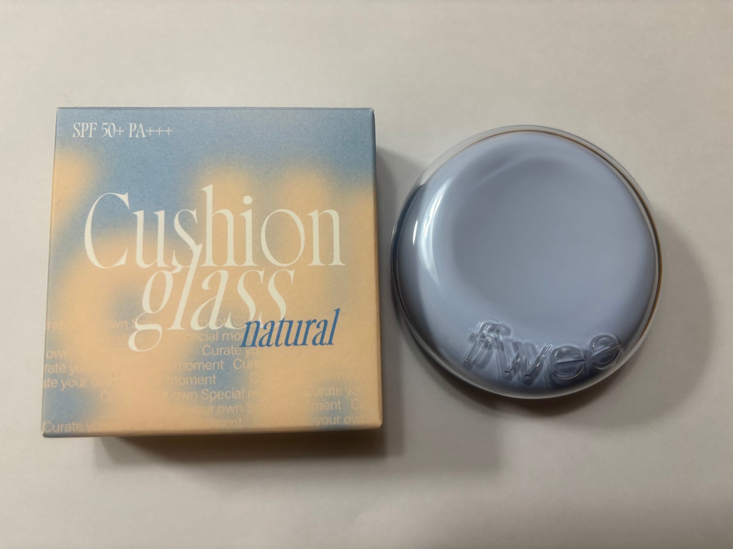 フィー クッションガラス ナチュラル/fwee/クッションファンデーションを使ったクチコミ(1枚目)
