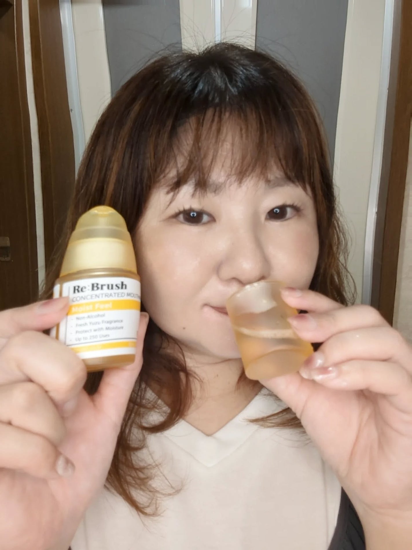 ありがとうこ on LIPS 「Re:Brush新フレーバー「ピーチ&ゆず」登場濃縮マウスウォ..」(5枚目)