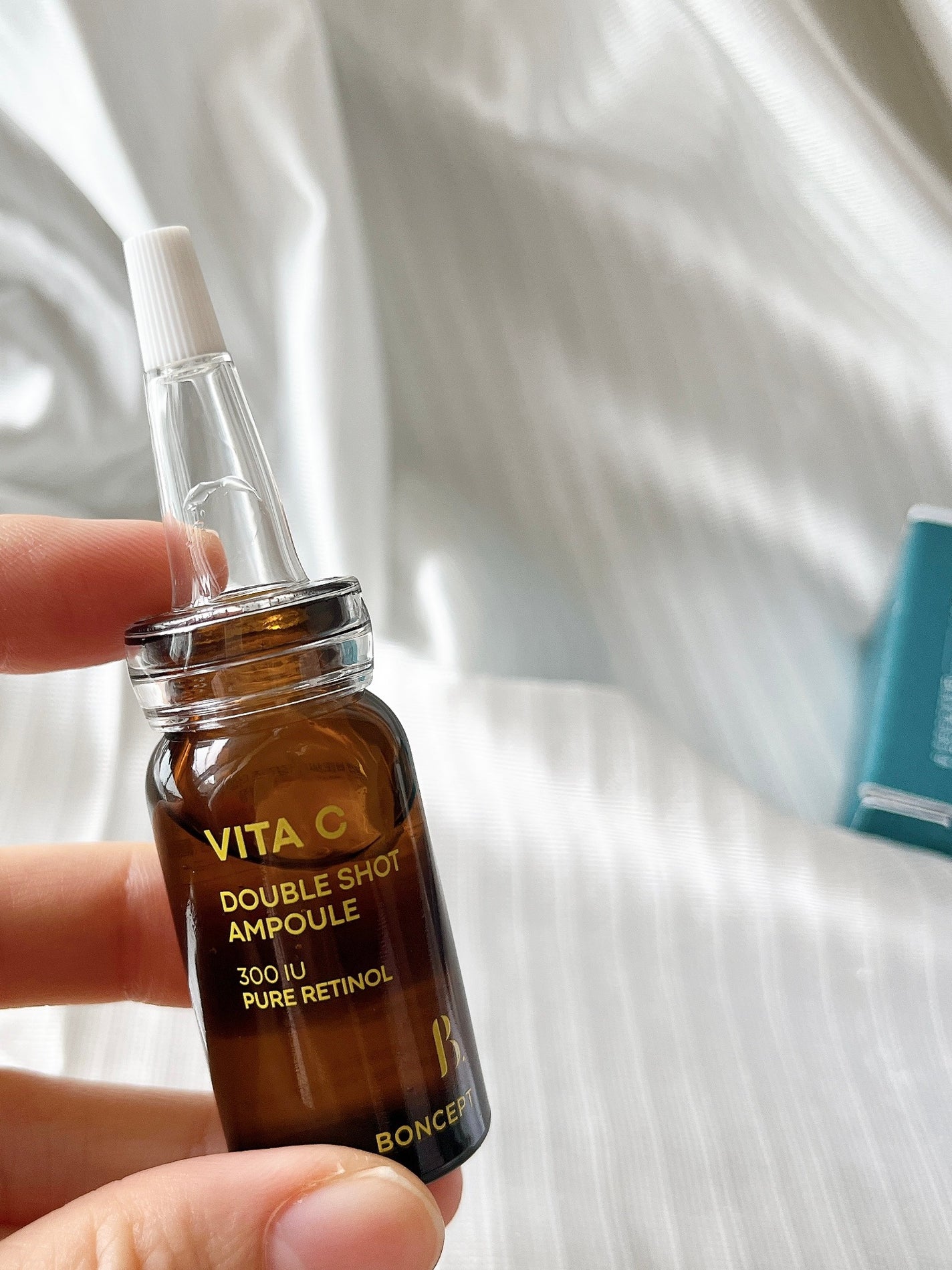 ビタC凍結乾燥ダブルショットアンプルキット/BONCEPT/美容液を使ったクチコミ(5枚目)