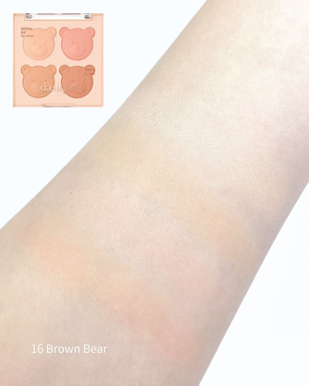 ブレンディングムードチーク/dasique/パウダーチークを使ったクチコミ(4枚目)