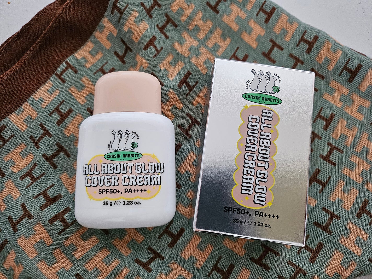 オールアバウトグロウカバークリーム/CHASIN'RABBITS/日焼け止めクリームを使ったクチコミ(1枚目)