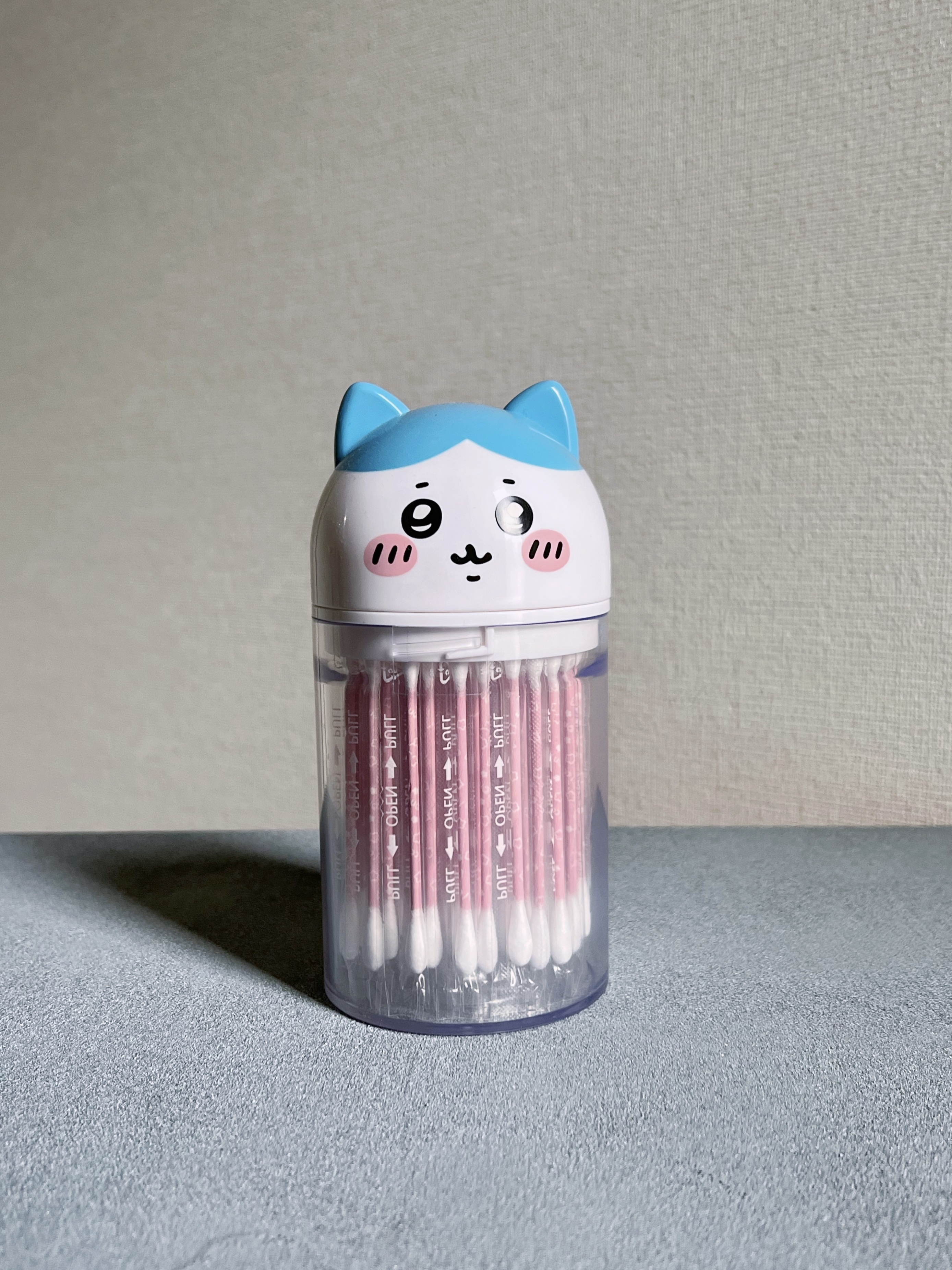 ちいかわ　ぱっくんめんぼう　ハチワレ/ちいかわ/その他化粧小物を使ったクチコミ（1枚目）