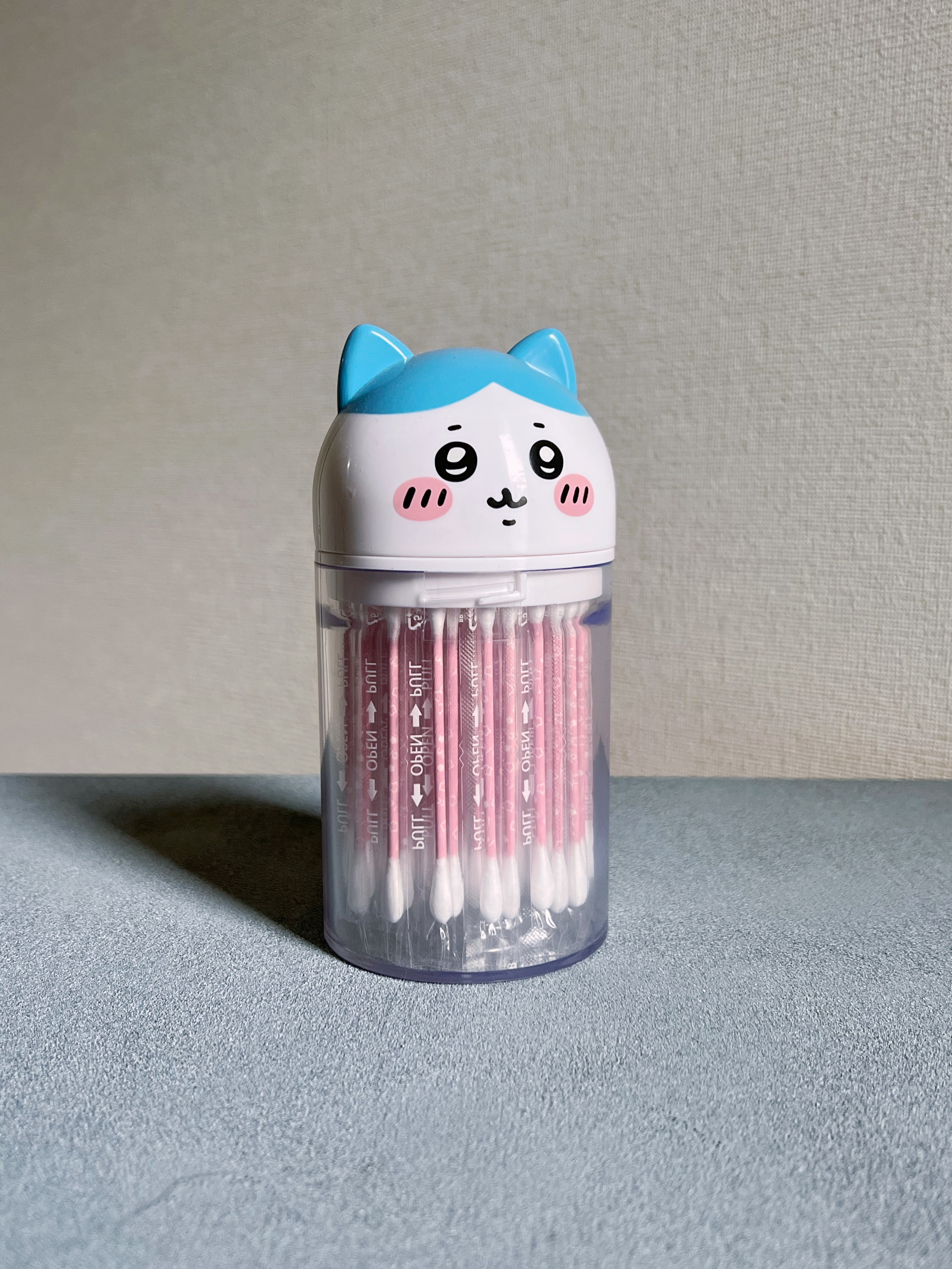 ちいかわ　ぱっくんめんぼう　ハチワレ/ちいかわ/その他化粧小物を使ったクチコミ（2枚目）