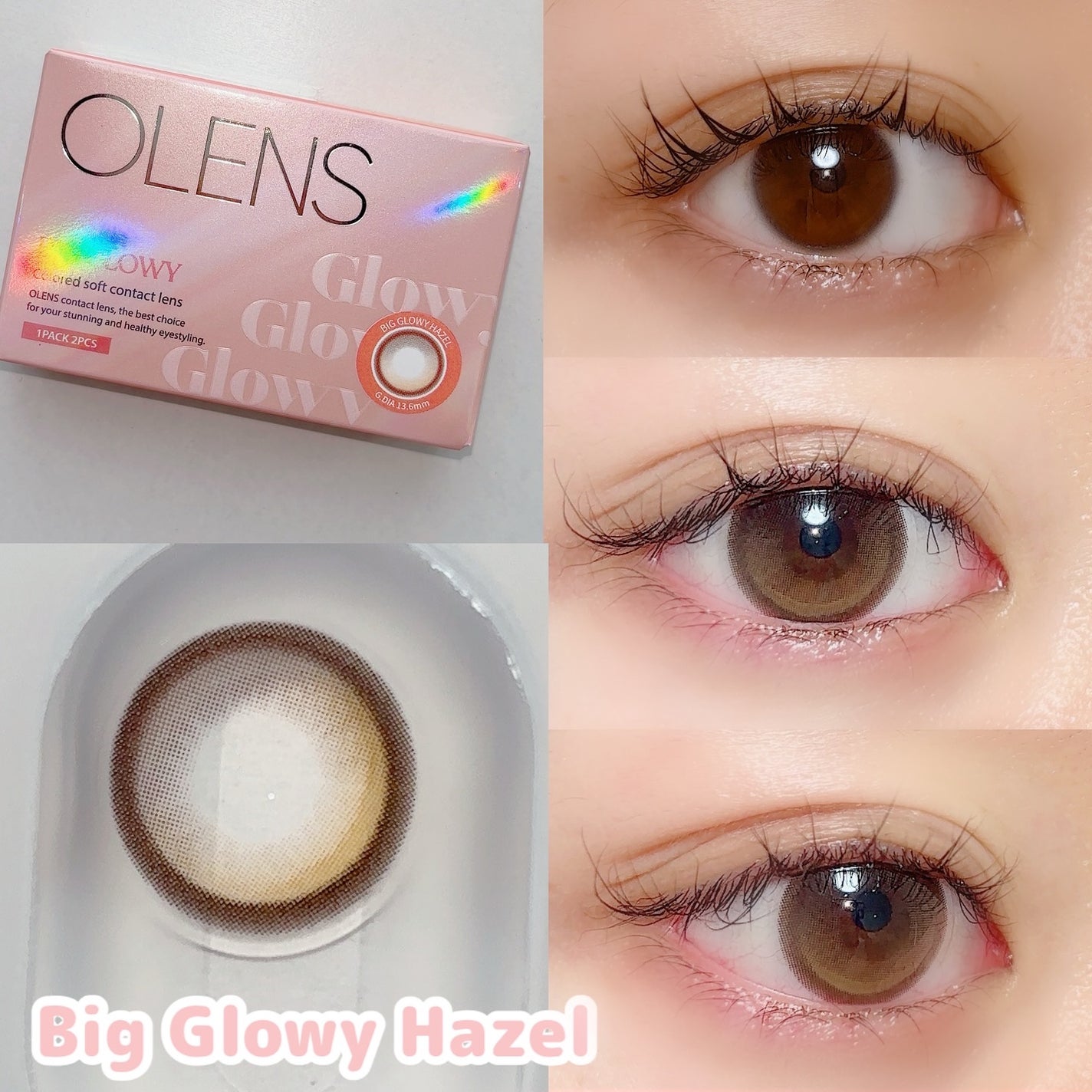 Glowy 1day/OLENS/ワンデー(1DAY)カラコンを使ったクチコミ(4枚目)