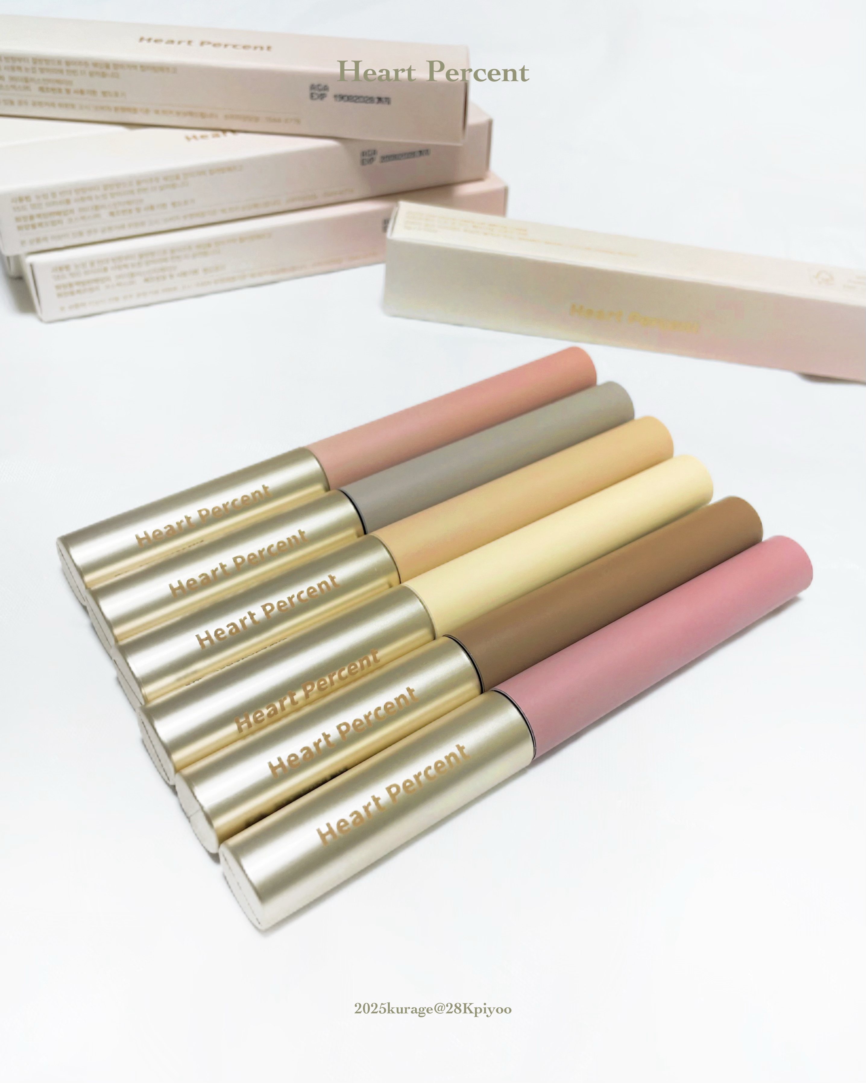 ドットオンムード フェイクアップ ブロウカラー/Heart Percent/眉マスカラを使ったクチコミ（3枚目）