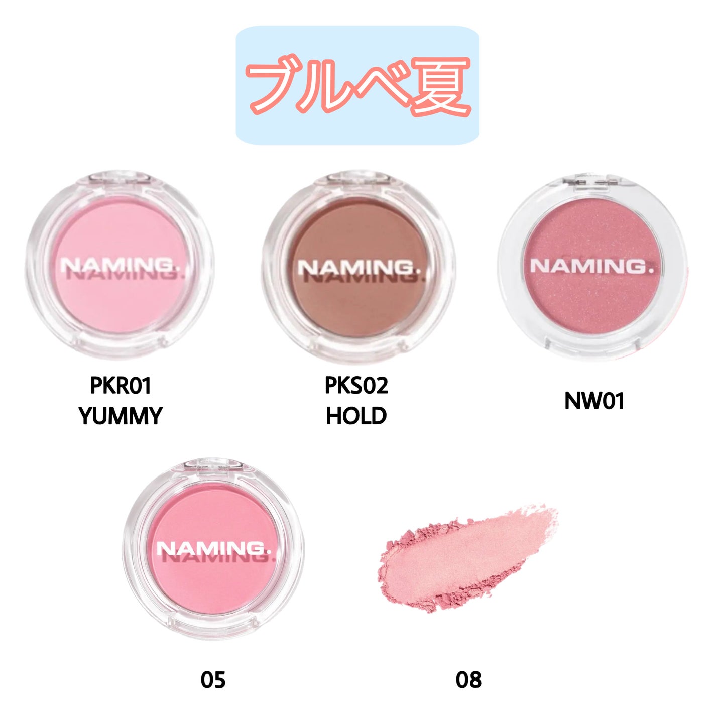 ネーミング フラッフィーパウダーブラッシュ/NAMING./パウダーチークを使ったクチコミ(4枚目)