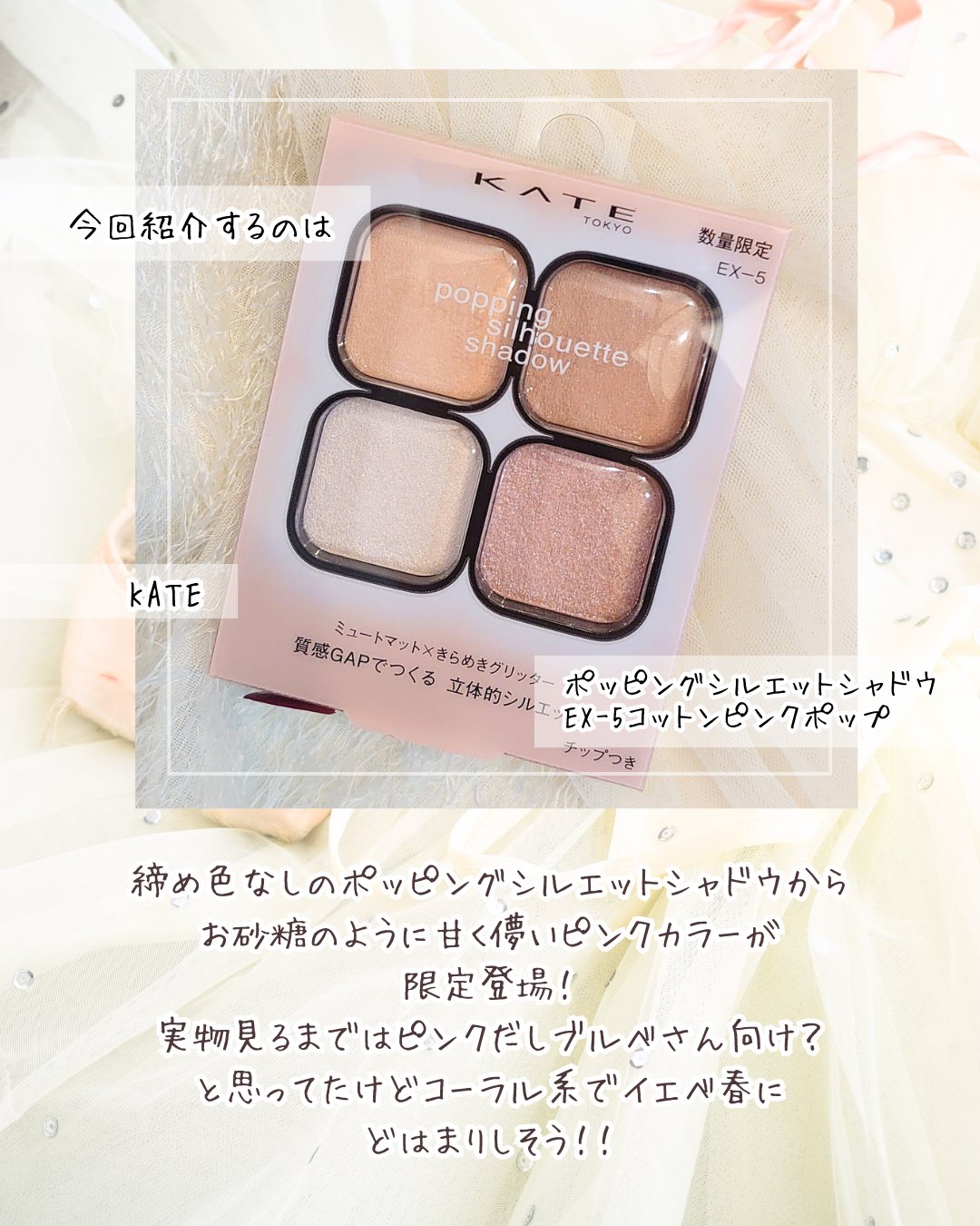 ケイト ポッピングシルエットシャドウ/KATE/アイシャドウパレットを使ったクチコミ（2枚目）