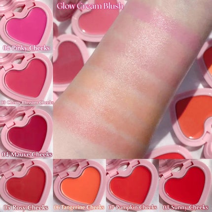 GLOWY CREAM BLUSH/AOU/ジェル・クリームチークを使ったクチコミ(3枚目)