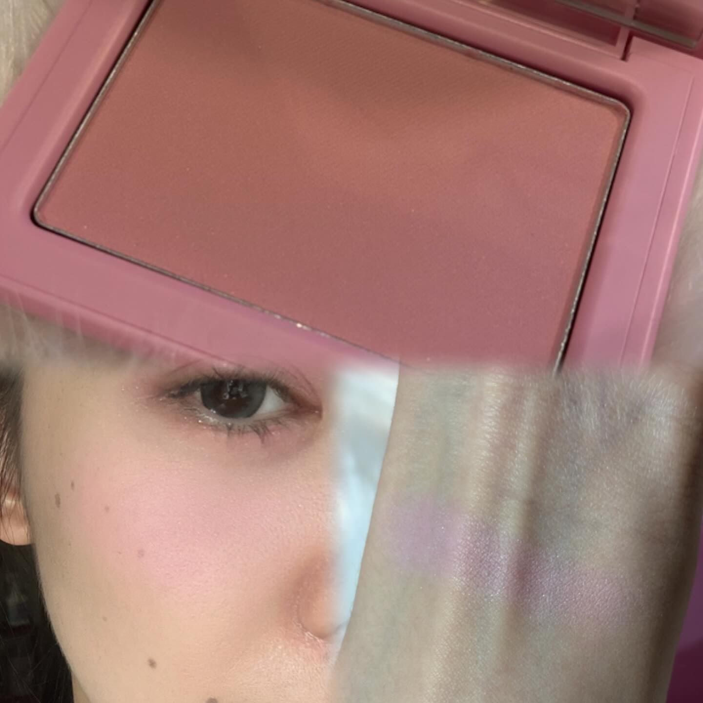 チークステイン ブラッシャー 13 ハイパー ピンク/VDL/パウダーチークを使ったクチコミ（2枚目）