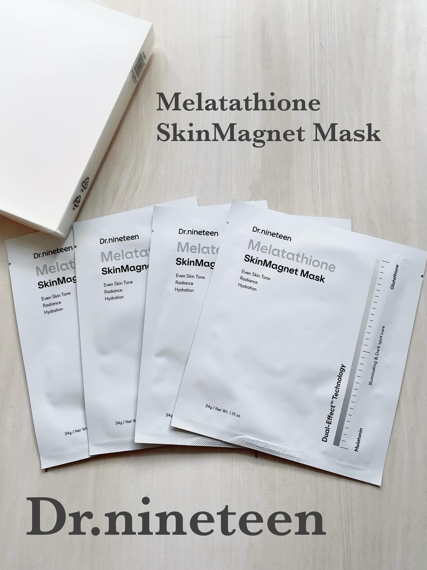 メラタチオン スキンマグネットマスク/Dr.nineteen/シートマスク・パックを使ったクチコミ（1枚目）