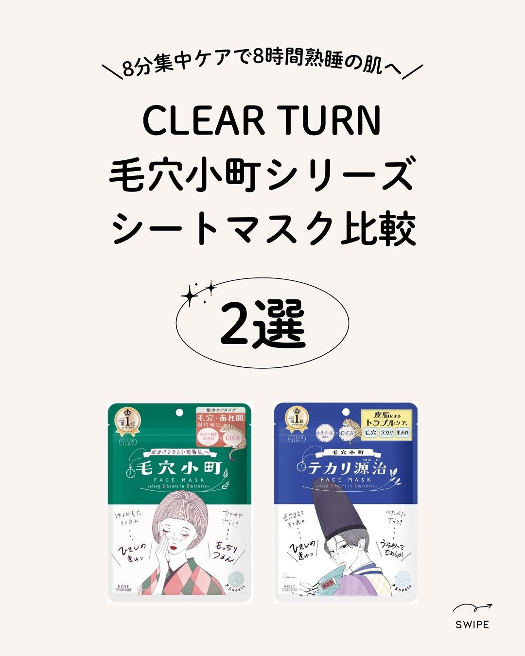 毛穴小町マスク /クリアターン/シートマスク・パックを使ったクチコミ(1枚目)