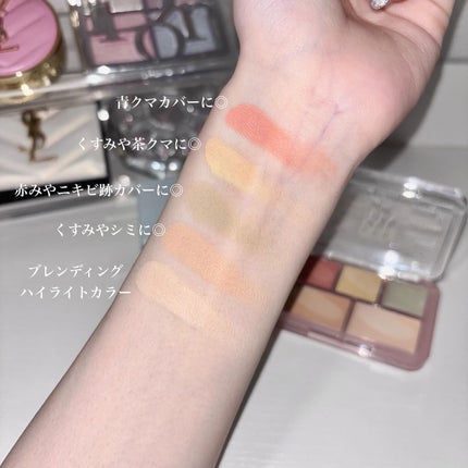 コンシールブレンダーパレット/LUNA/パレットコンシーラーを使ったクチコミ(4枚目)