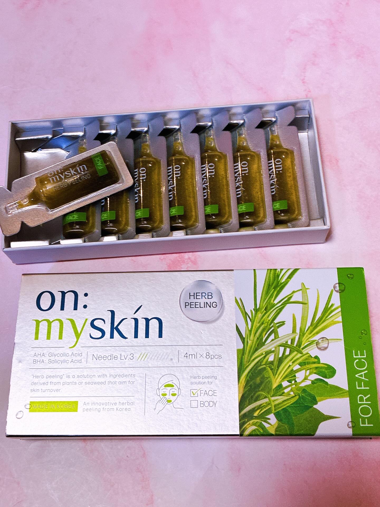 ハーブピーリング/on:myskin/ピーリングを使ったクチコミ（3枚目）