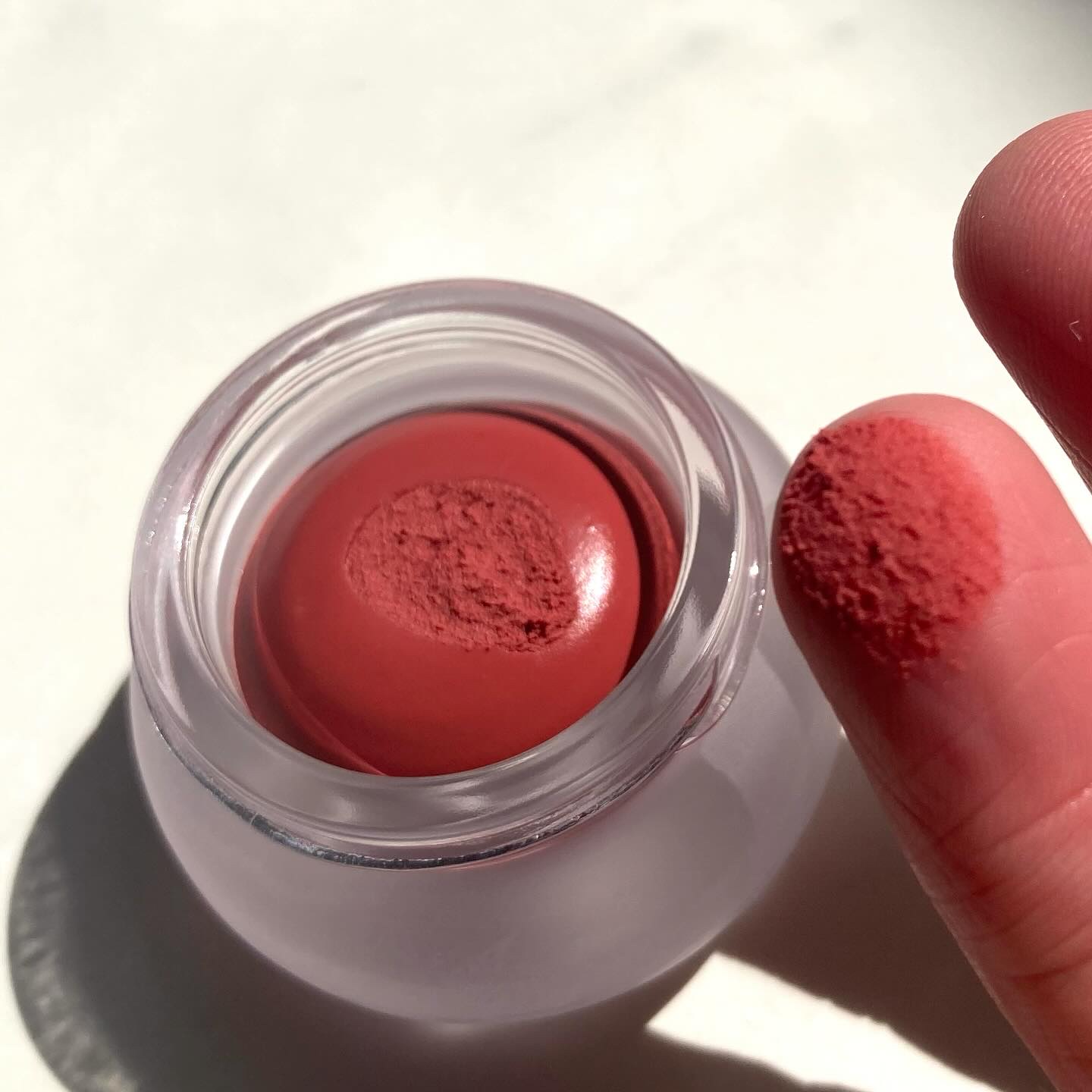 リップアンドチーク ブラーリープリンポット/fwee/口紅を使ったクチコミ（2枚目）