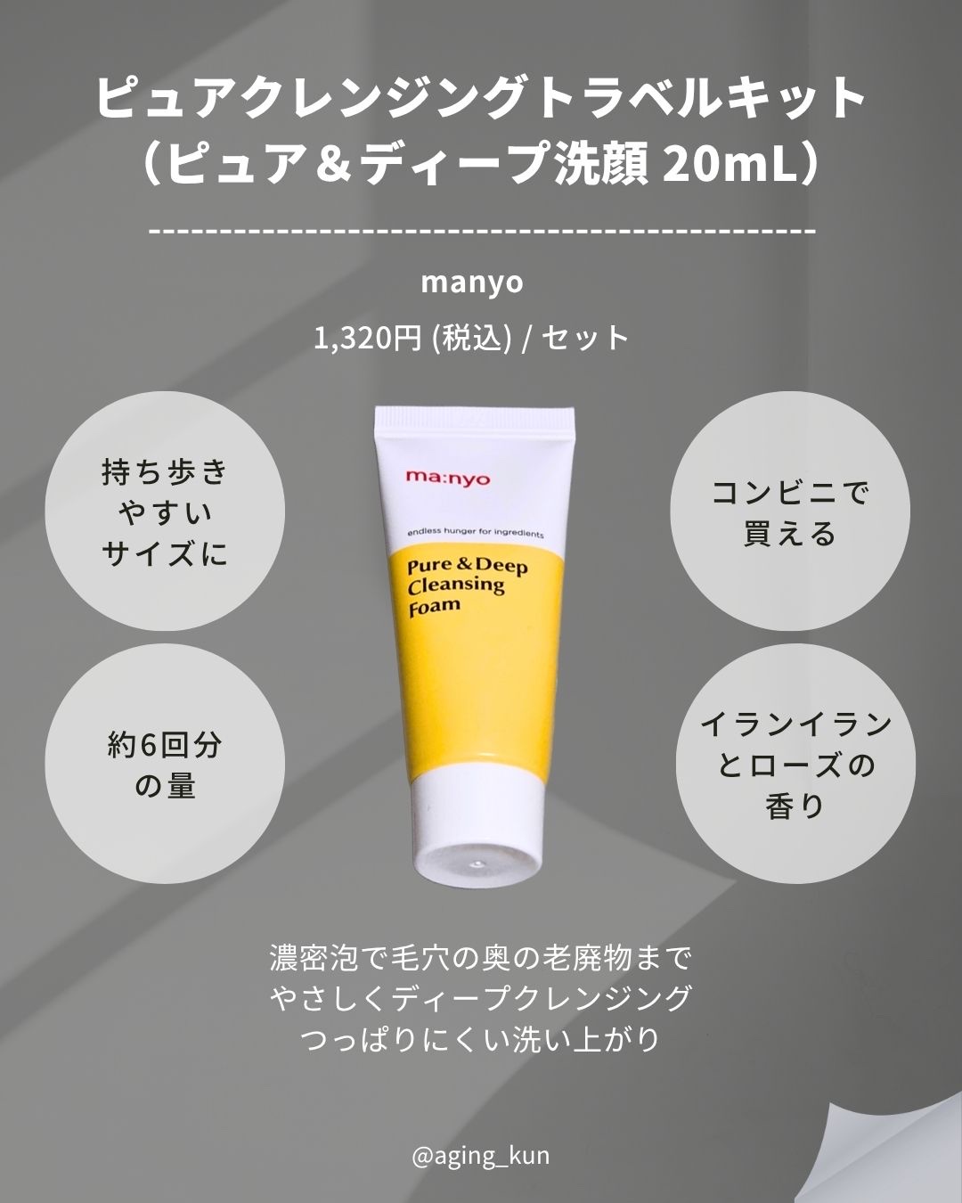 manyo　ピュアクレンジングトラベルキット/manyo/トライアルキットを使ったクチコミ（2枚目）