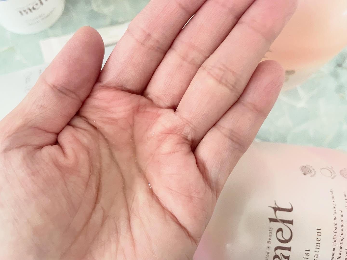 クリーミーメルトパウダー/melt/市販シャンプーを使ったクチコミ（3枚目）