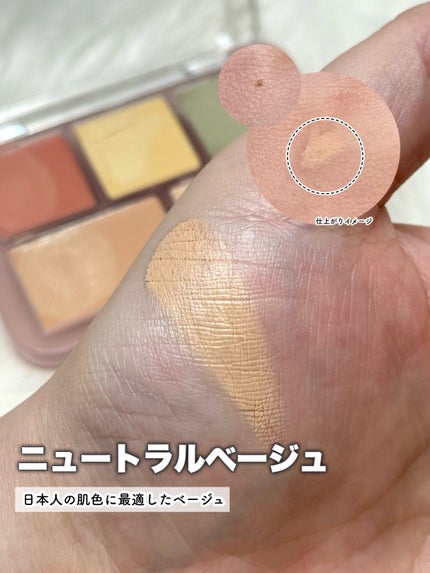 コンシールブレンダーパレット/LUNA/パレットコンシーラーを使ったクチコミ(6枚目)