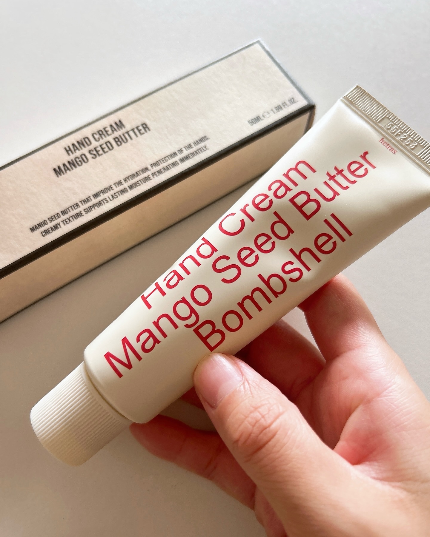 パフュームシルキーハンドクリーム/hetras/ハンドクリームを使ったクチコミ（1枚目）