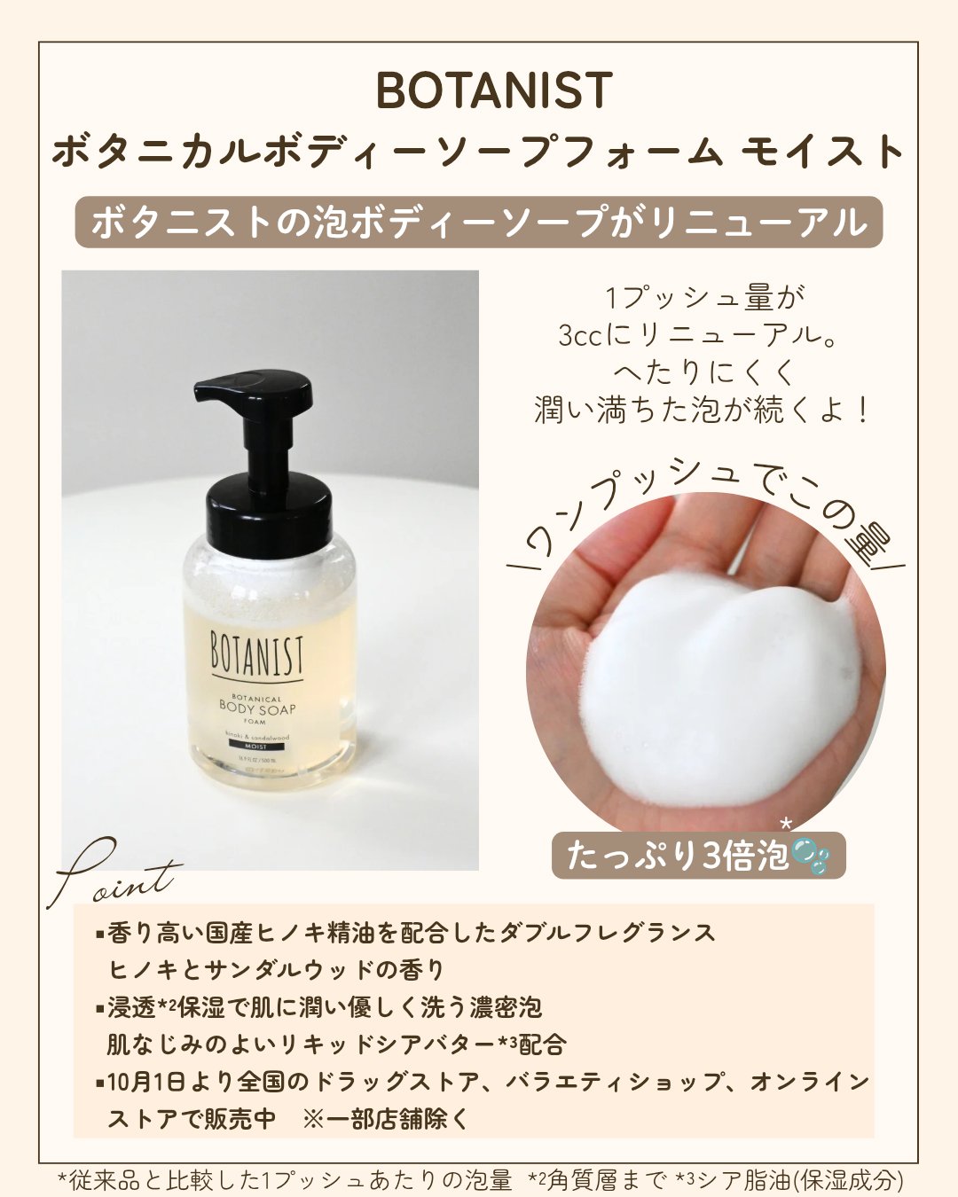 ボタニスト ボタニカルボディーソープフォーム モイスト/BOTANIST/ボディソープを使ったクチコミ（2枚目）