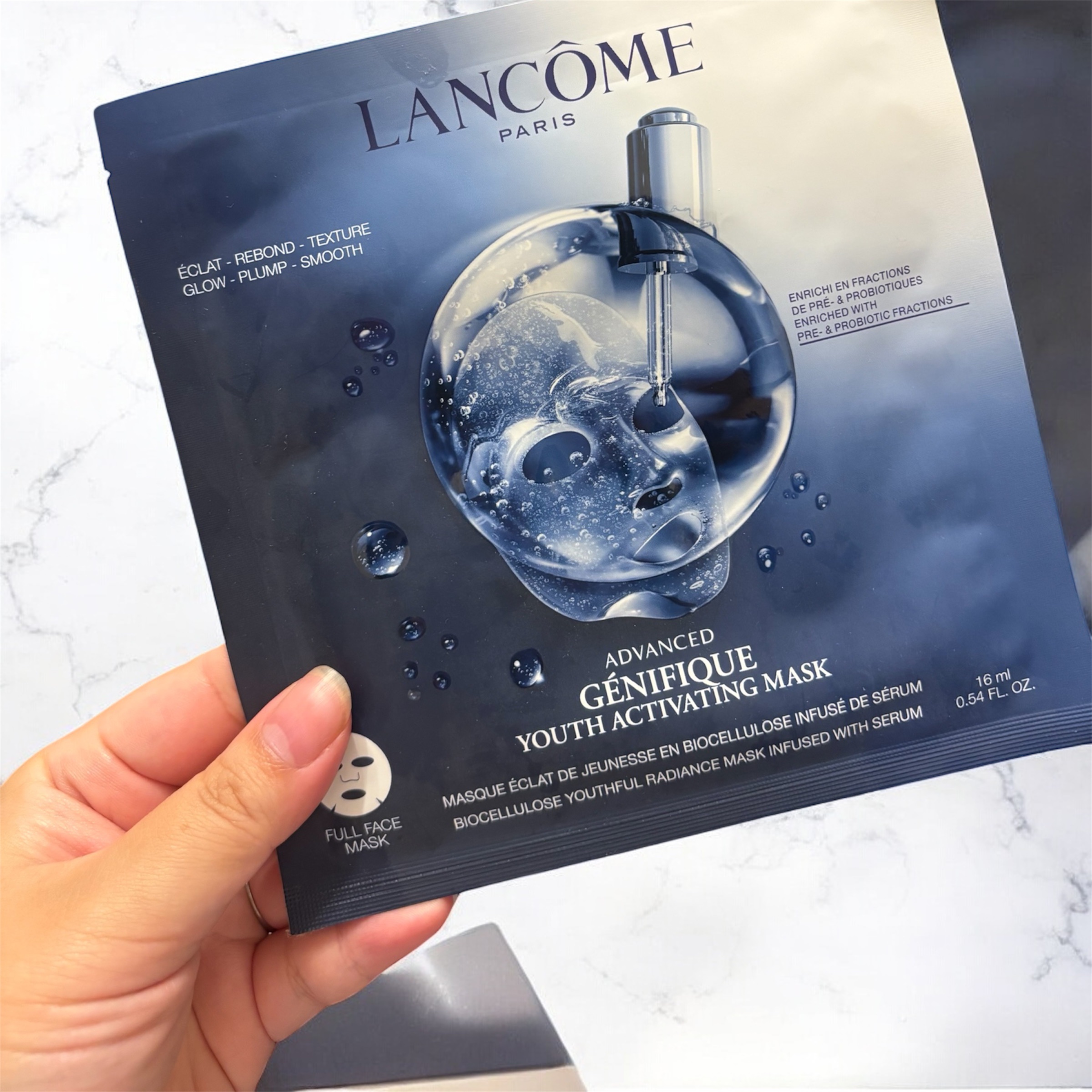 ジェニフィック アドバンスト バイオセルロース マスク/LANCOME/シートマスク・パックを使ったクチコミ（1枚目）