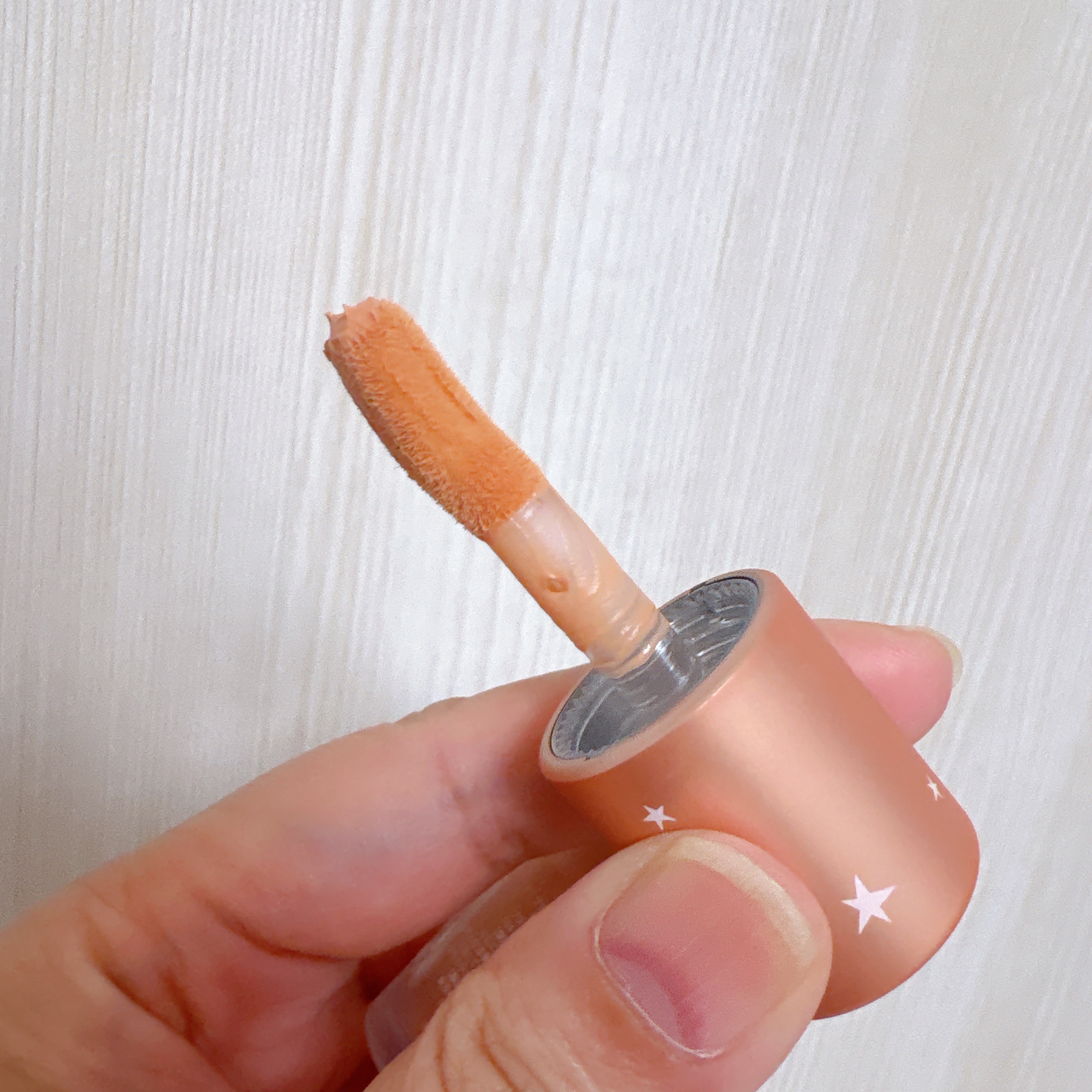 ブラリーピューレチーク F04 ベイクドアプリコット/tiptoe/リキッドチークを使ったクチコミ（2枚目）