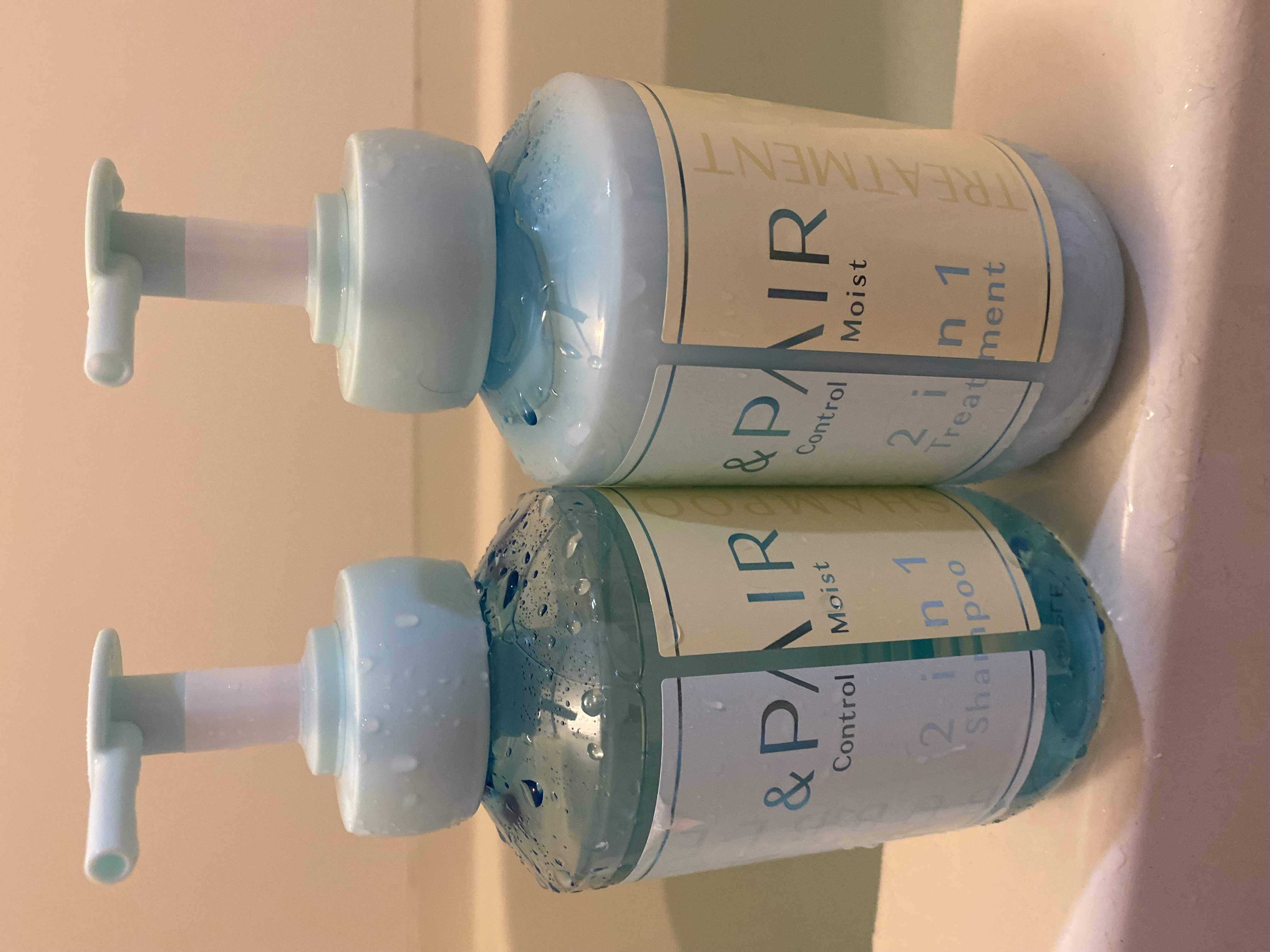 アンドペア コントロール モイスト 2in1 シャンプー＆ヘアトリートメント/&PAIR/市販シャンプーを使ったクチコミ（1枚目）