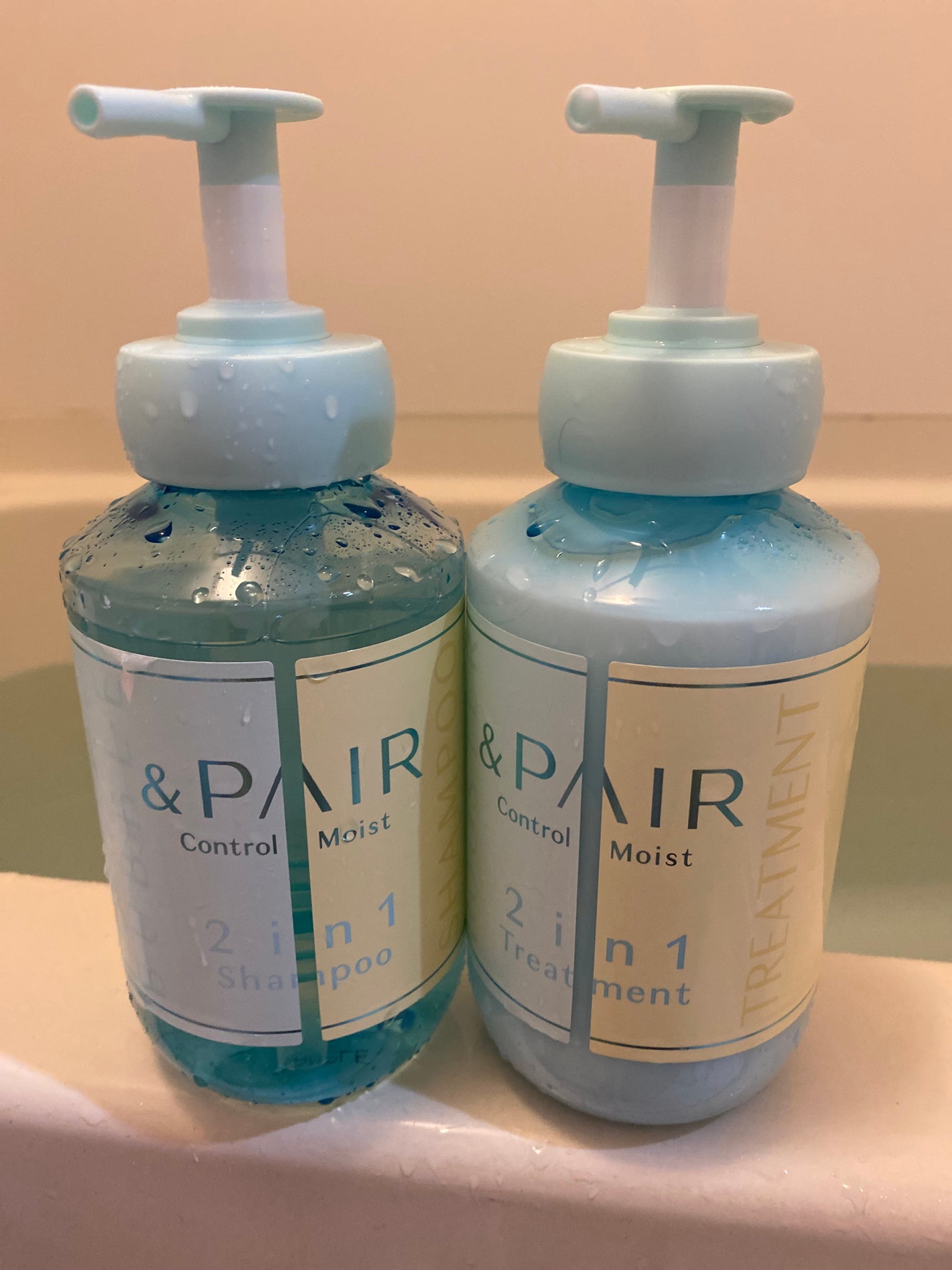 アンドペア コントロール モイスト 2in1 シャンプー&ヘアトリートメント/&PAIR/市販シャンプーを使ったクチコミ(1枚目)