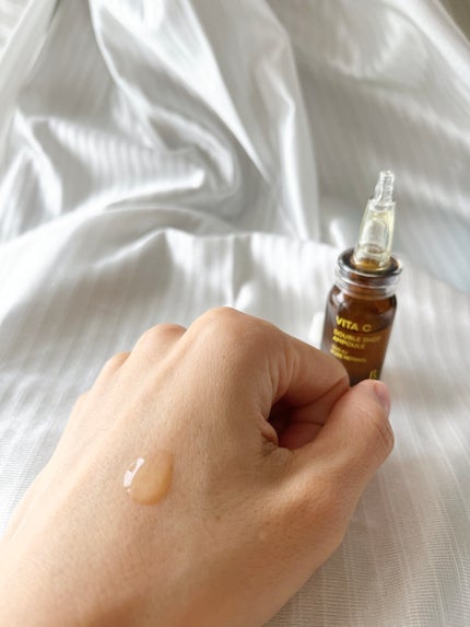 ビタC凍結乾燥ダブルショットアンプルキット/BONCEPT/美容液を使ったクチコミ(7枚目)