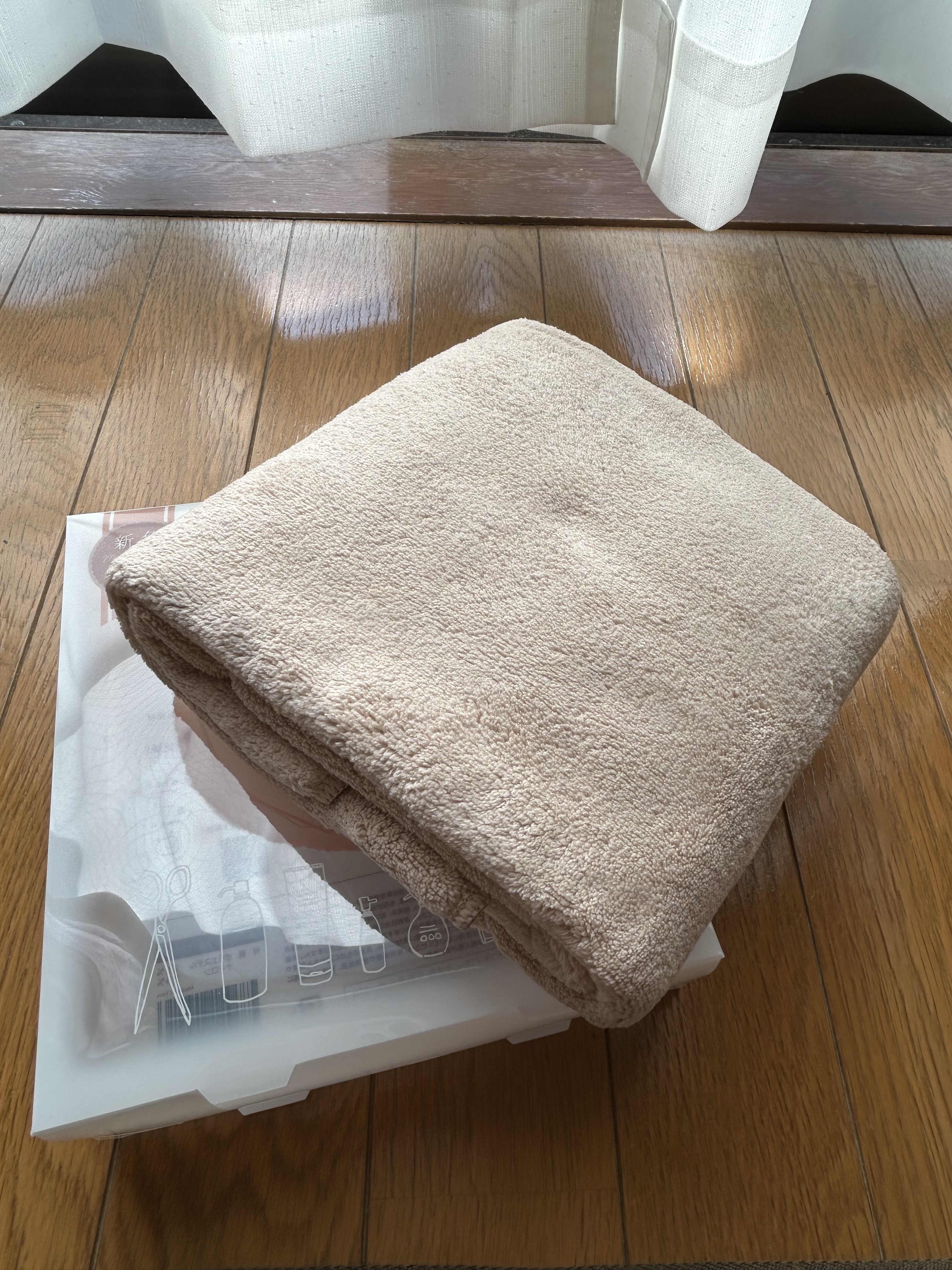 ヘアドライマイクロファイバータオル/ハホニコハッピーライフ/ヘアケアグッズを使ったクチコミ（1枚目）