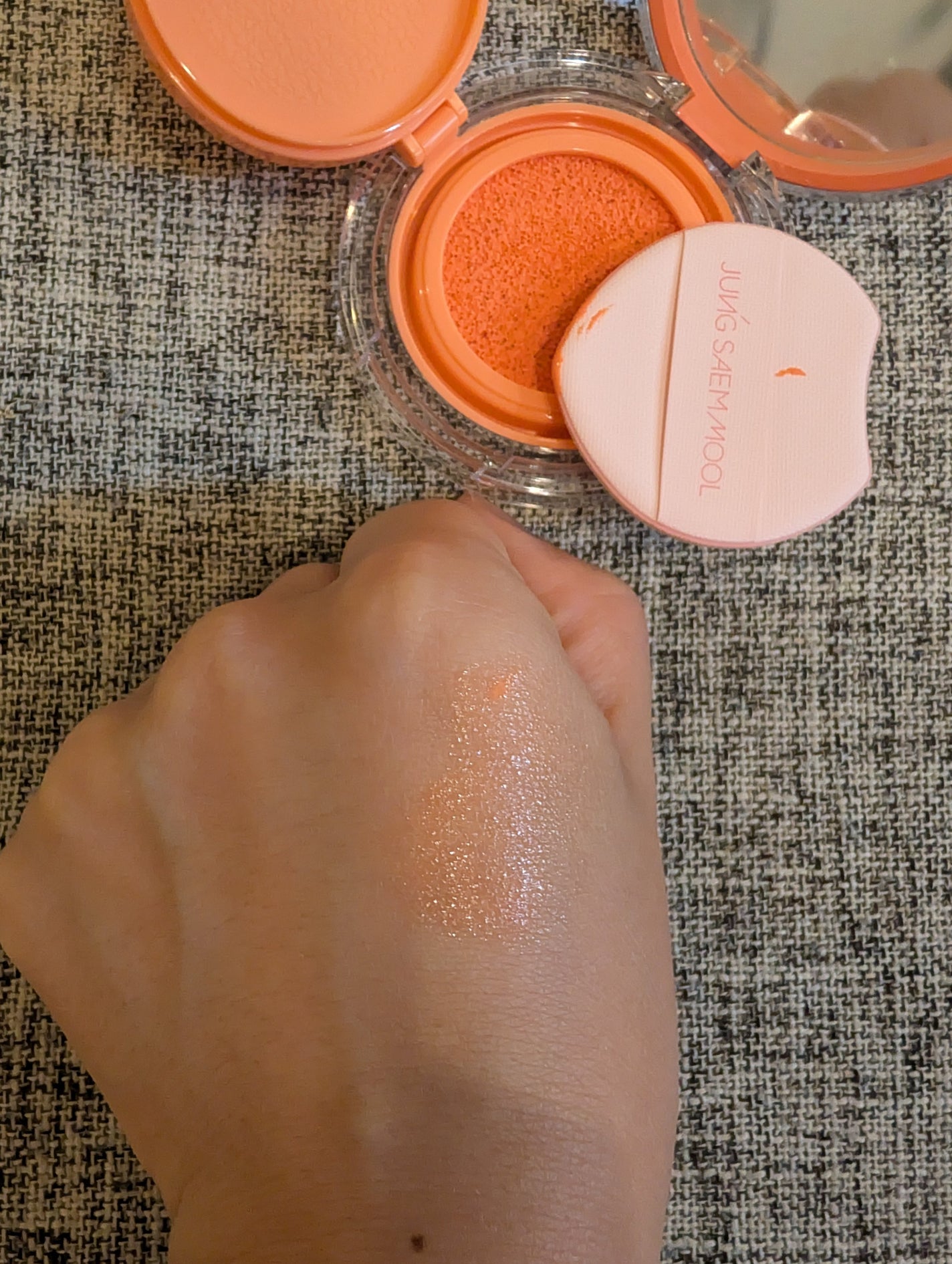 アーティストクッションブラッシュ/JUNG SAEM MOOL/リキッドチークを使ったクチコミ(2枚目)