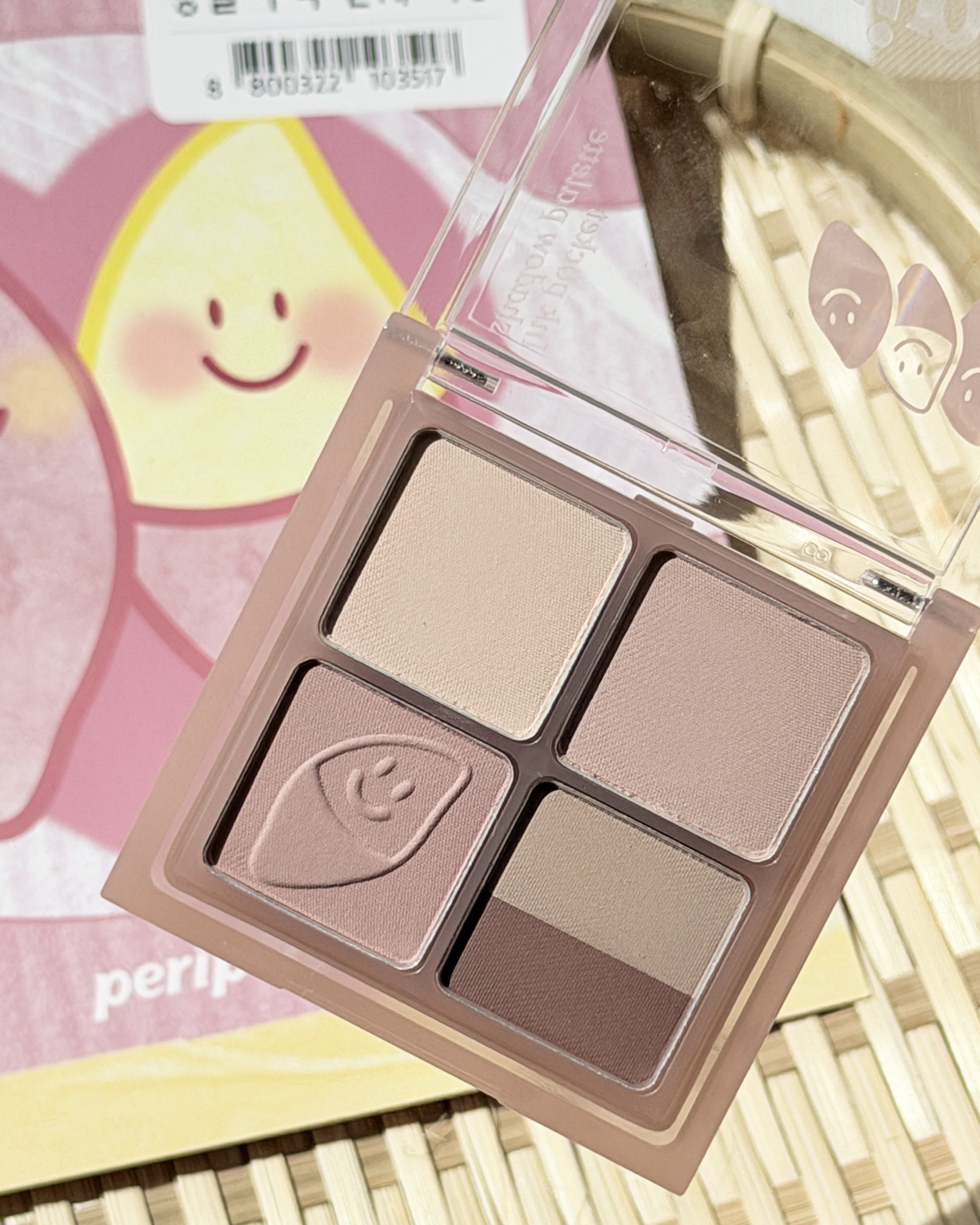 ペリペラ インク ポケット シャドウ パレット/PERIPERA/アイシャドウパレットを使ったクチコミ（3枚目）