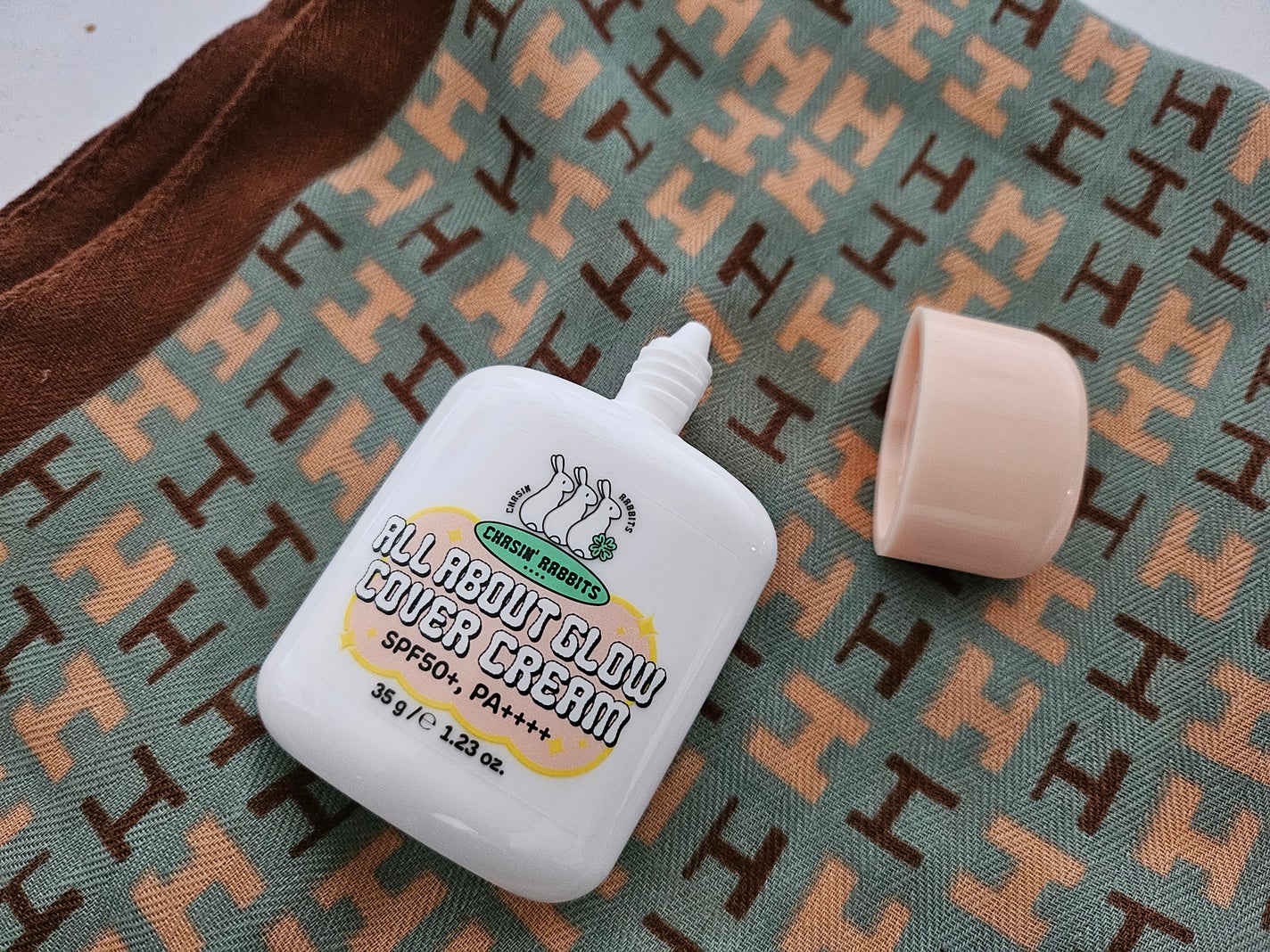 オールアバウトグロウカバークリーム/CHASIN'RABBITS/日焼け止めクリームを使ったクチコミ(2枚目)