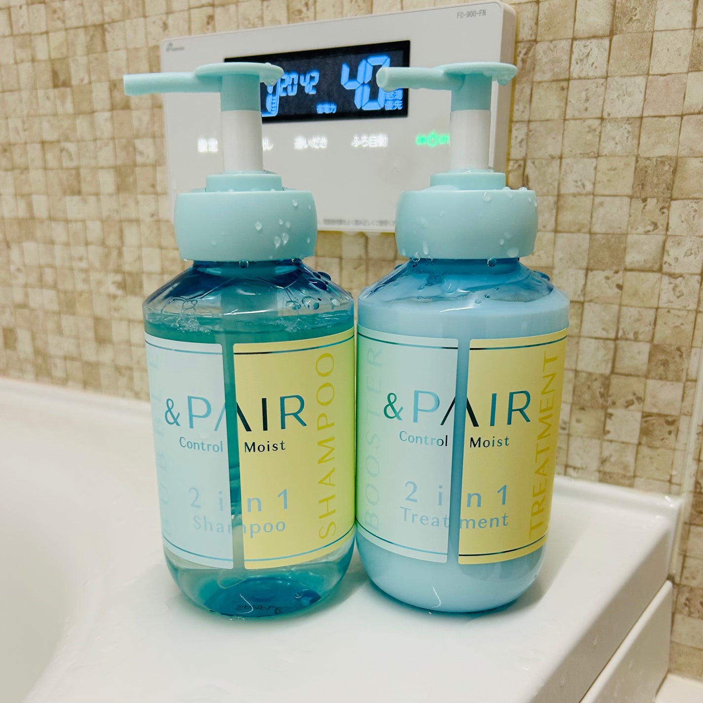 アンドペア コントロール モイスト 2in1 シャンプー&ヘアトリートメント/&PAIR/市販シャンプーを使ったクチコミ(1枚目)