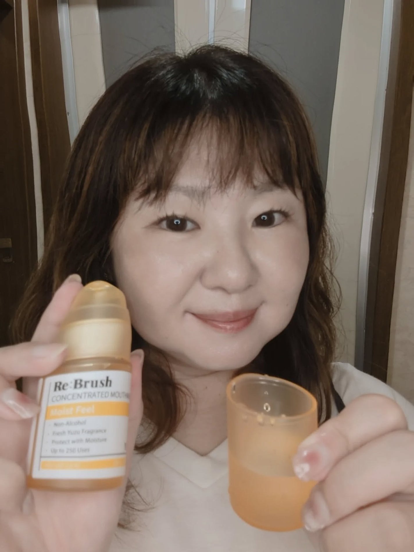 ありがとうこ on LIPS 「Re:Brush新フレーバー「ピーチ&ゆず」登場濃縮マウスウォ..」(3枚目)