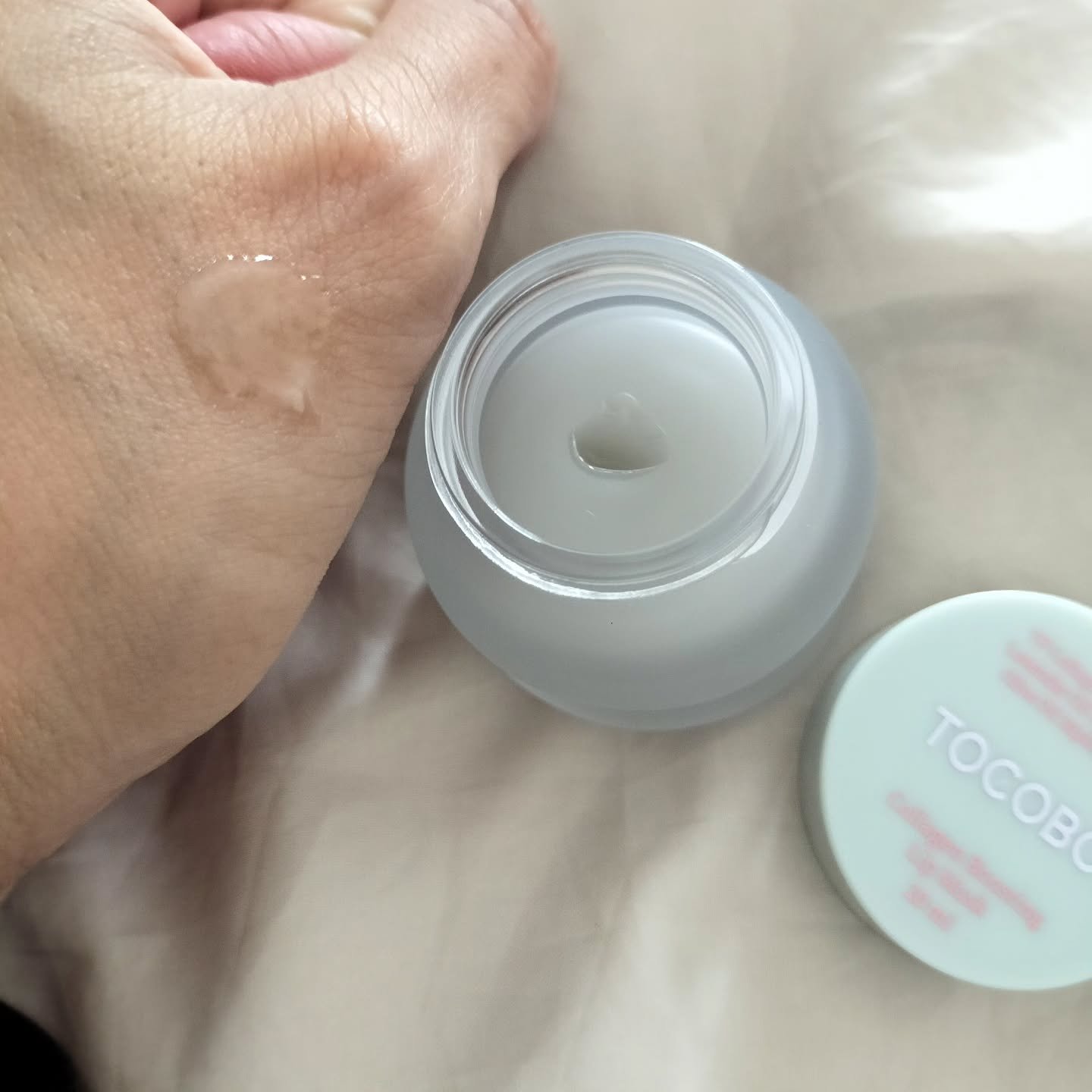 コラーゲンブースティングリップマスク/TOCOBO/リップマスクを使ったクチコミ（3枚目）