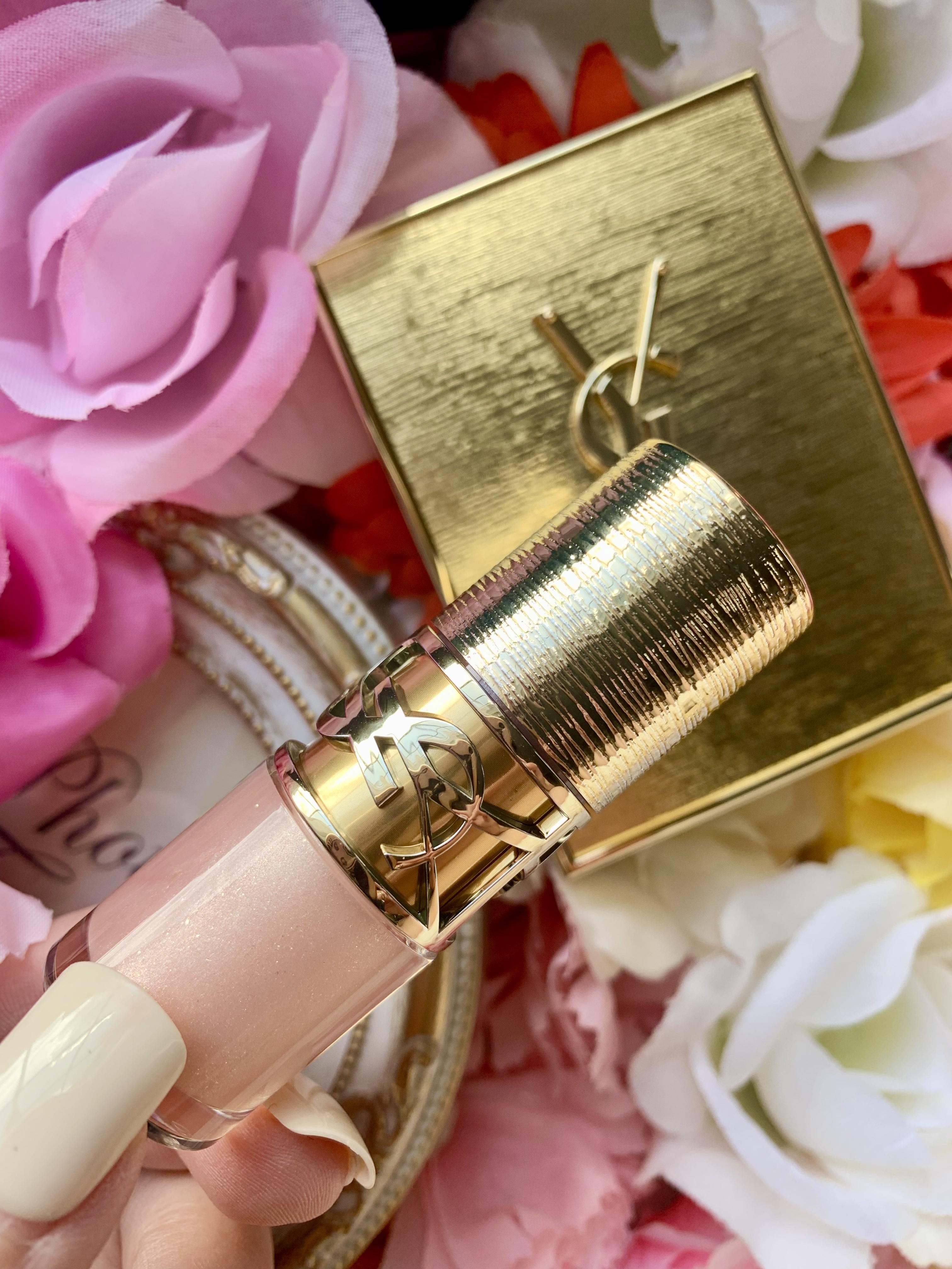 YSL ラブシャイン グロスプランパー #100 スパークリング ドリーム＜コレクター＞/YVES SAINT LAURENT BEAUTE/リップグロスを使ったクチコミ（1枚目）