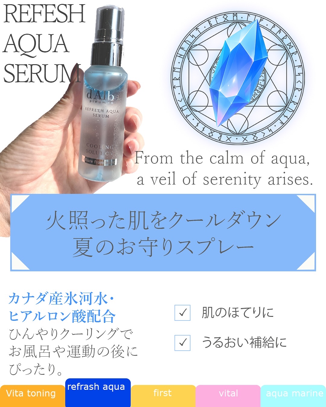 ダルバ ホワイトトリュフファーストスプレーセラム/ダルバ/ミスト状化粧水を使ったクチコミ（3枚目）