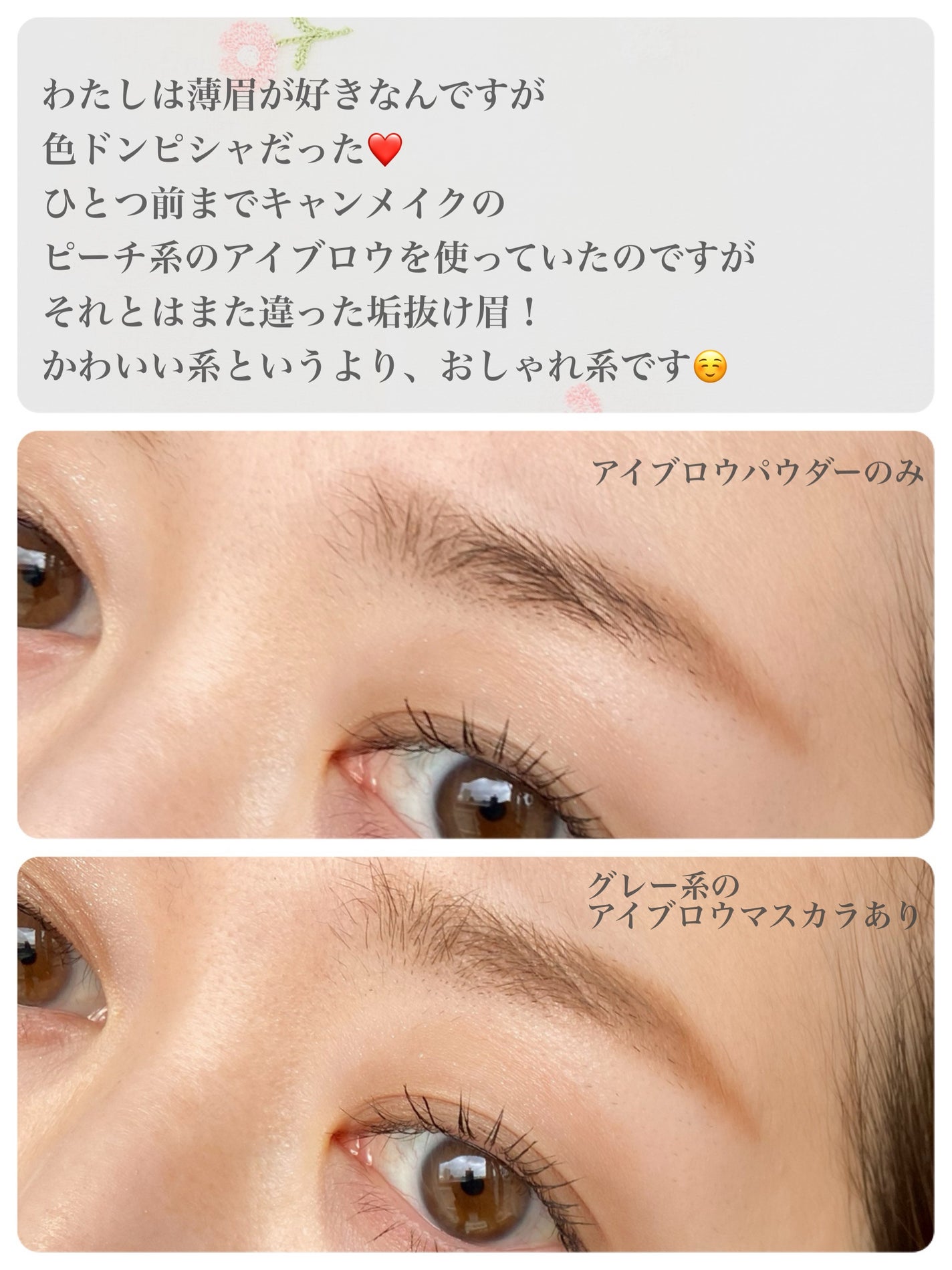 ヴィセ リシェ アイブロウパウダー/Visée/パウダーアイブロウを使ったクチコミ(5枚目)