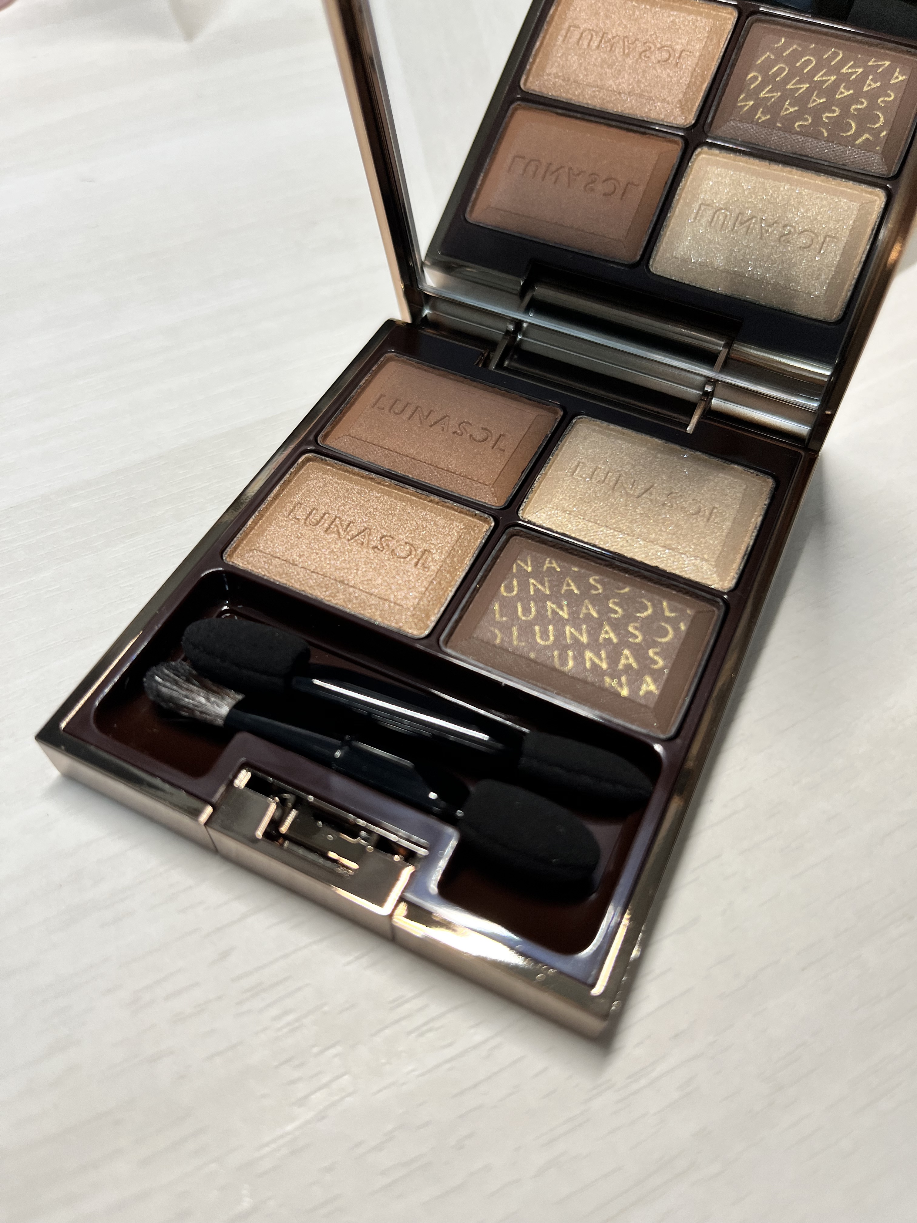 セレクション・ドゥ・ショコラアイズ/LUNASOL/アイシャドウパレットを使ったクチコミ（1枚目）